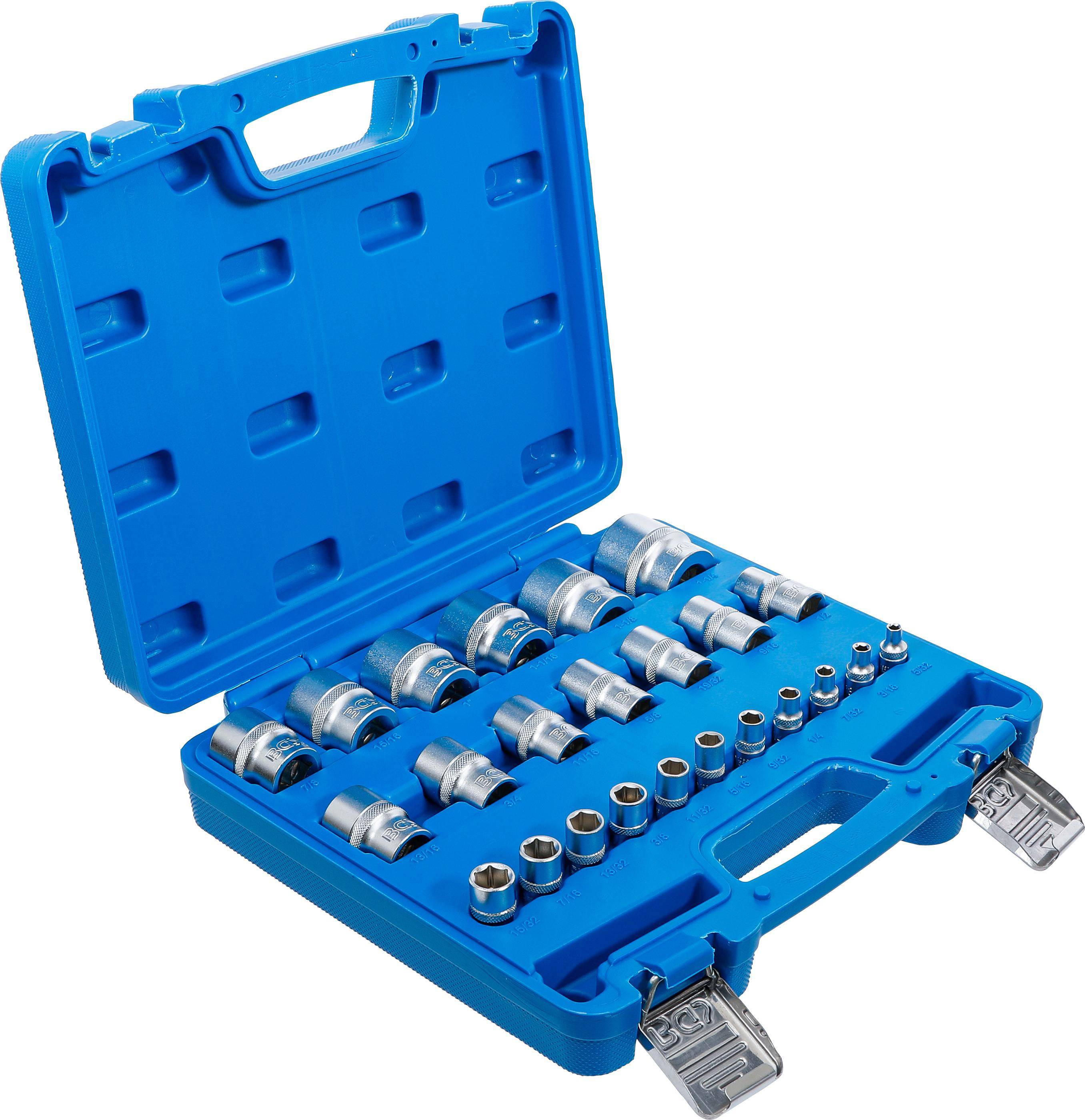 BGS Steckschlssel-Einsatz-Satz, Sechskant | Antriebe Innenvierkant