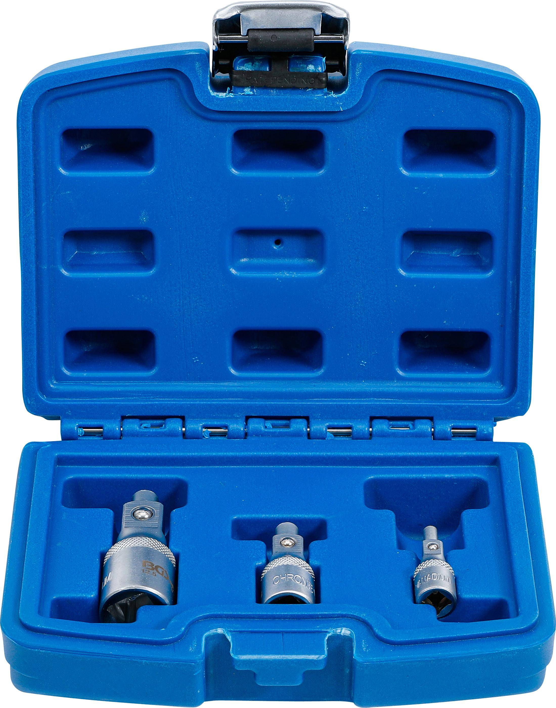 BGS Verlngerungs-Satz mit Magnethalter | 6,3 mm (1/4") / 10 mm (3/8")