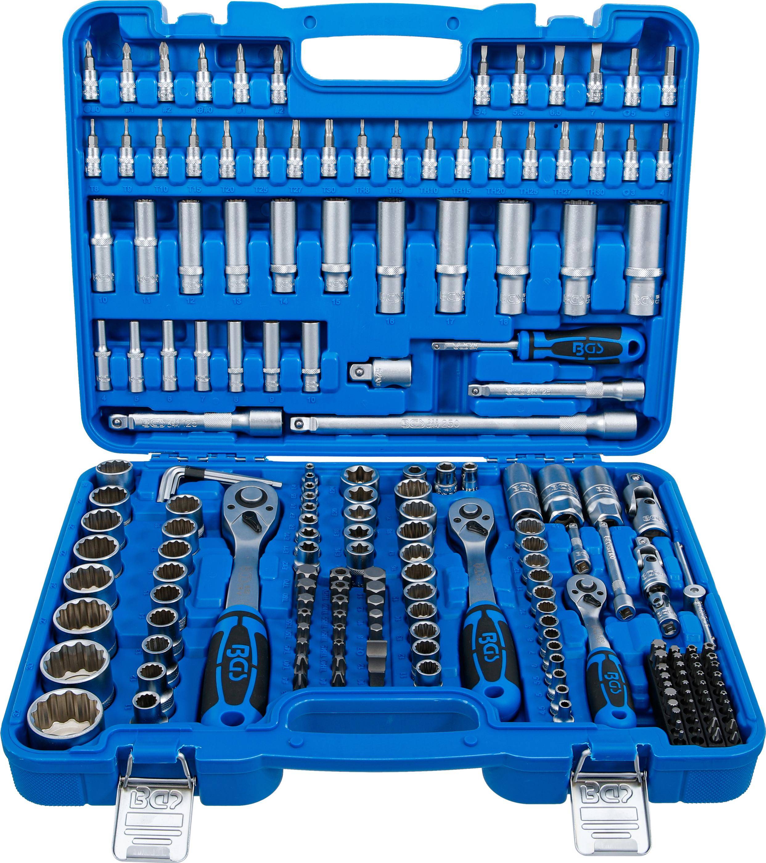 BGS technic Steckschlssel-Satz Zwlfkant | Antrieb 6,3 mm (1/4") / 10