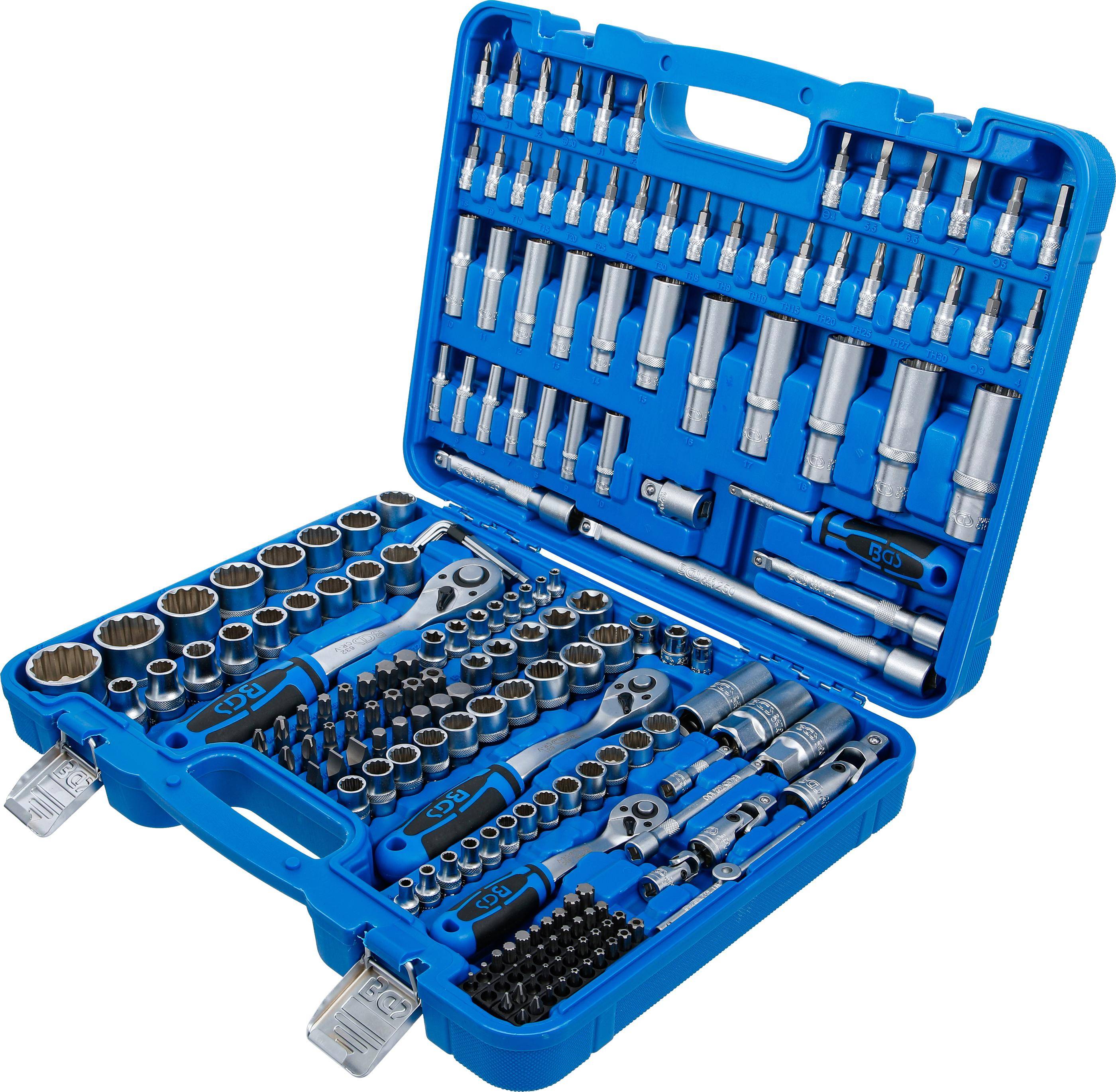 BGS technic Steckschlssel-Satz Zwlfkant | Antrieb 6,3 mm (1/4") / 10