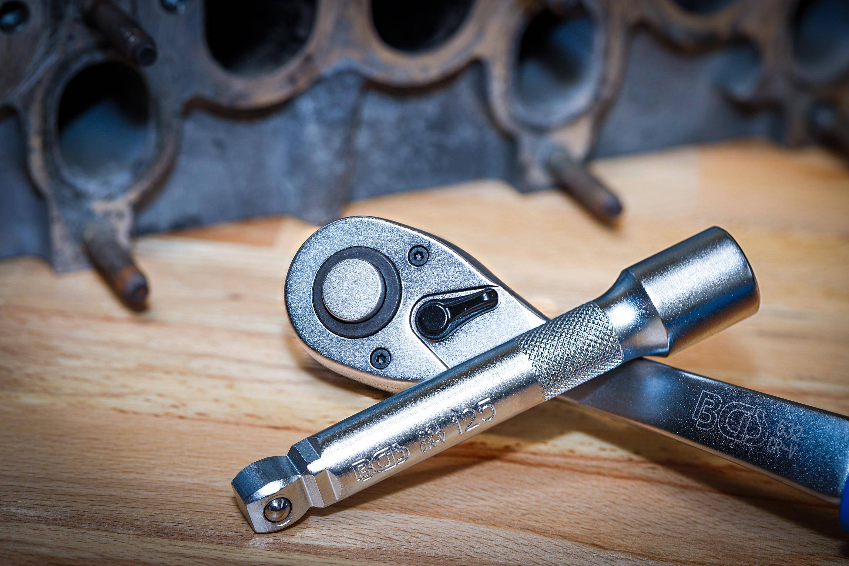 BGS technic Steckschlssel-Satz Zwlfkant | Antrieb 6,3 mm (1/4") / 10