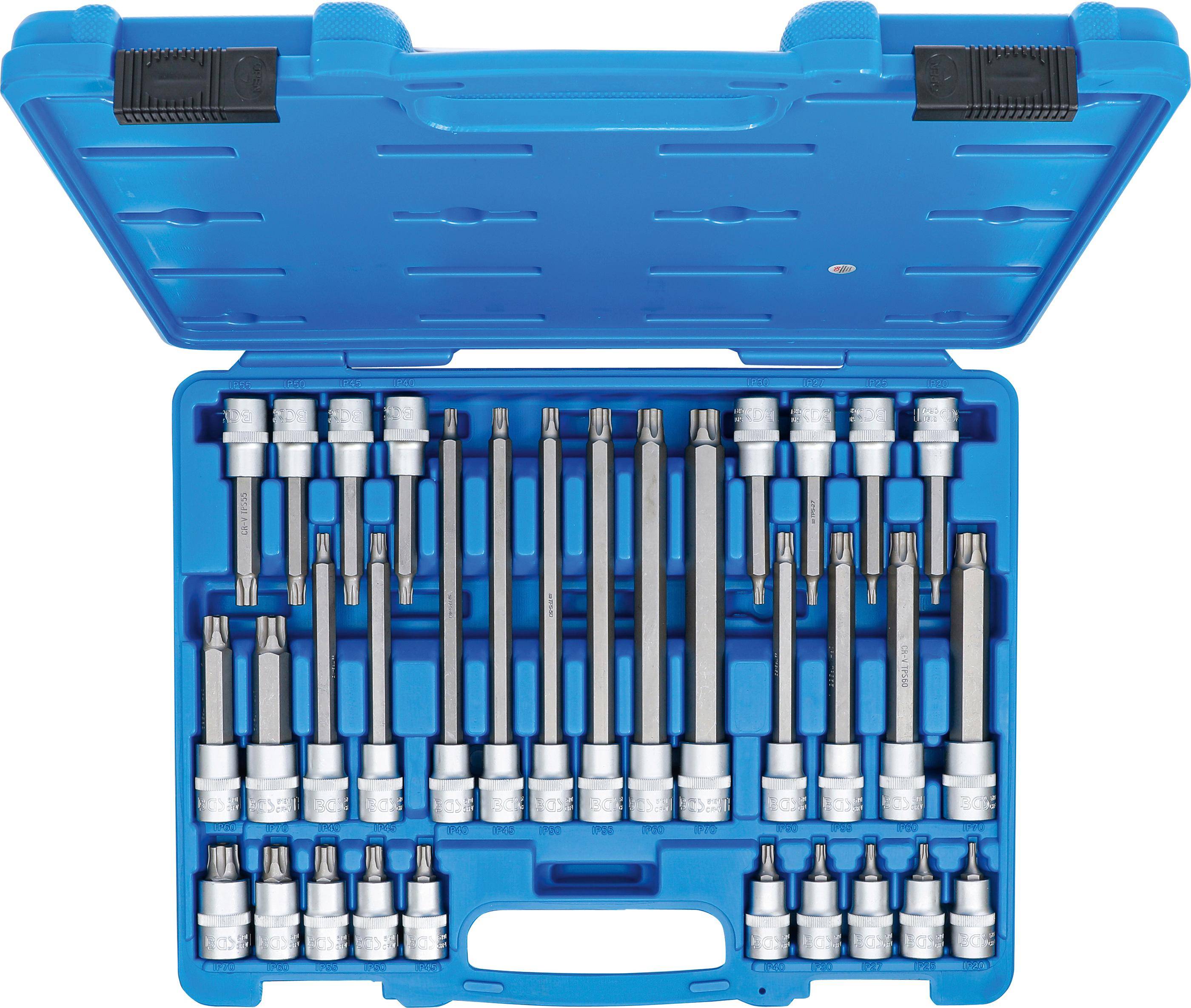 BGS technic Bit-Einsatz-Satz | Antrieb Innenvierkant 12,5 mm (1/2") |