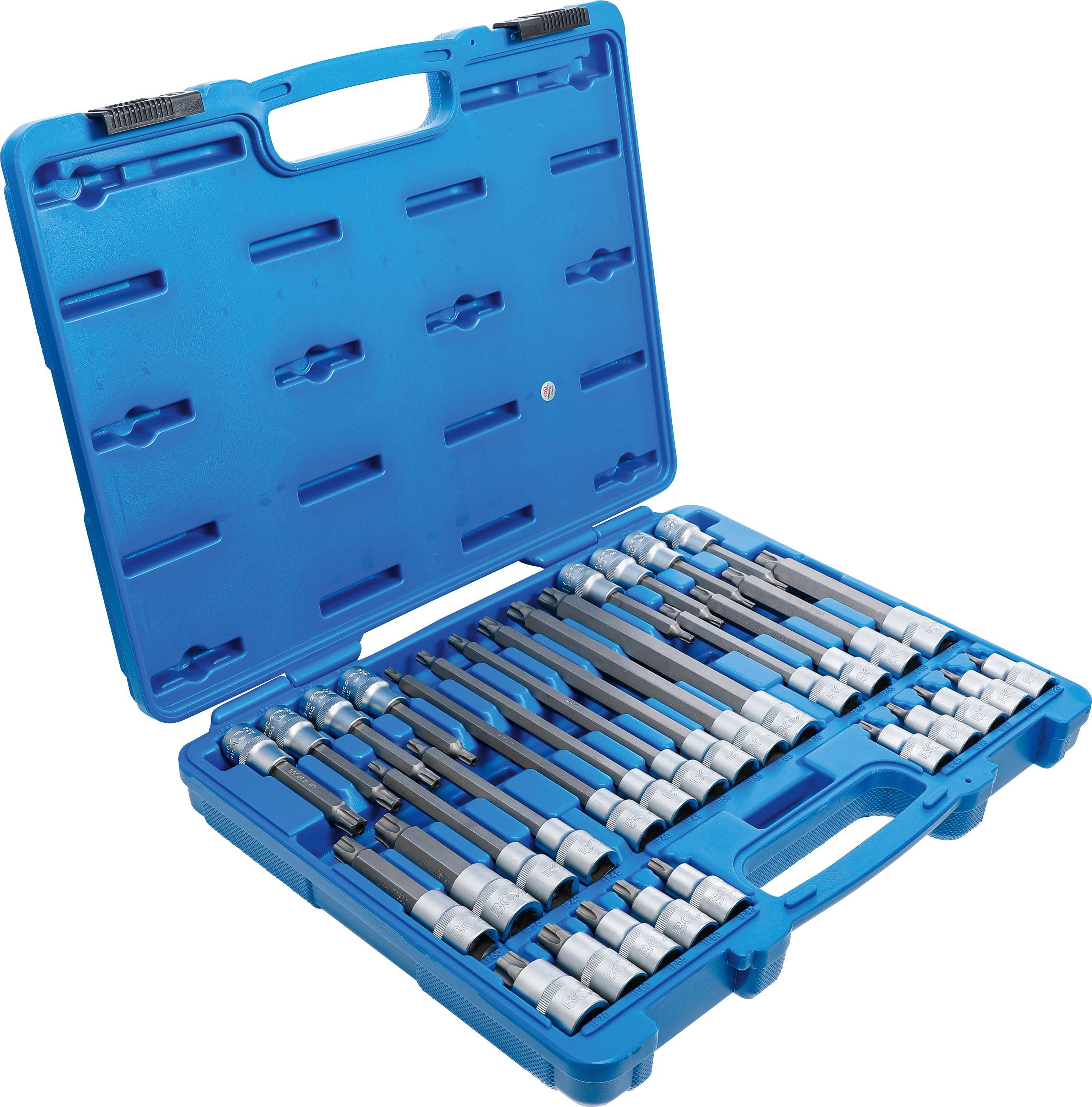 BGS technic Bit-Einsatz-Satz | Antrieb Innenvierkant 12,5 mm (1/2") |