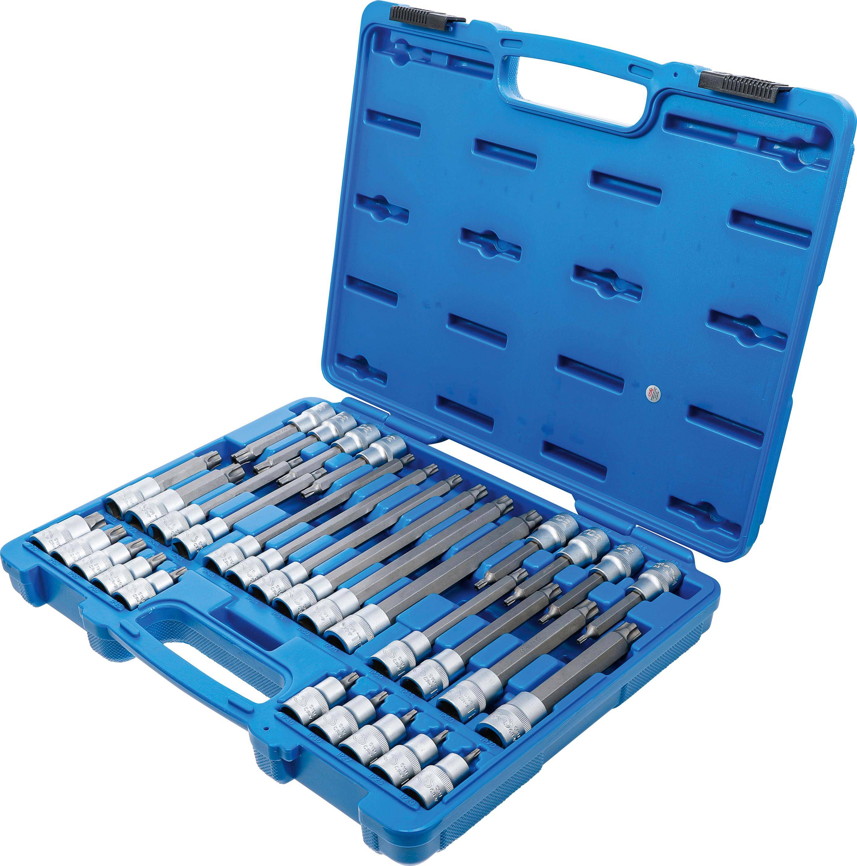 BGS technic Bit-Einsatz-Satz | Antrieb Innenvierkant 12,5 mm (1/2") |