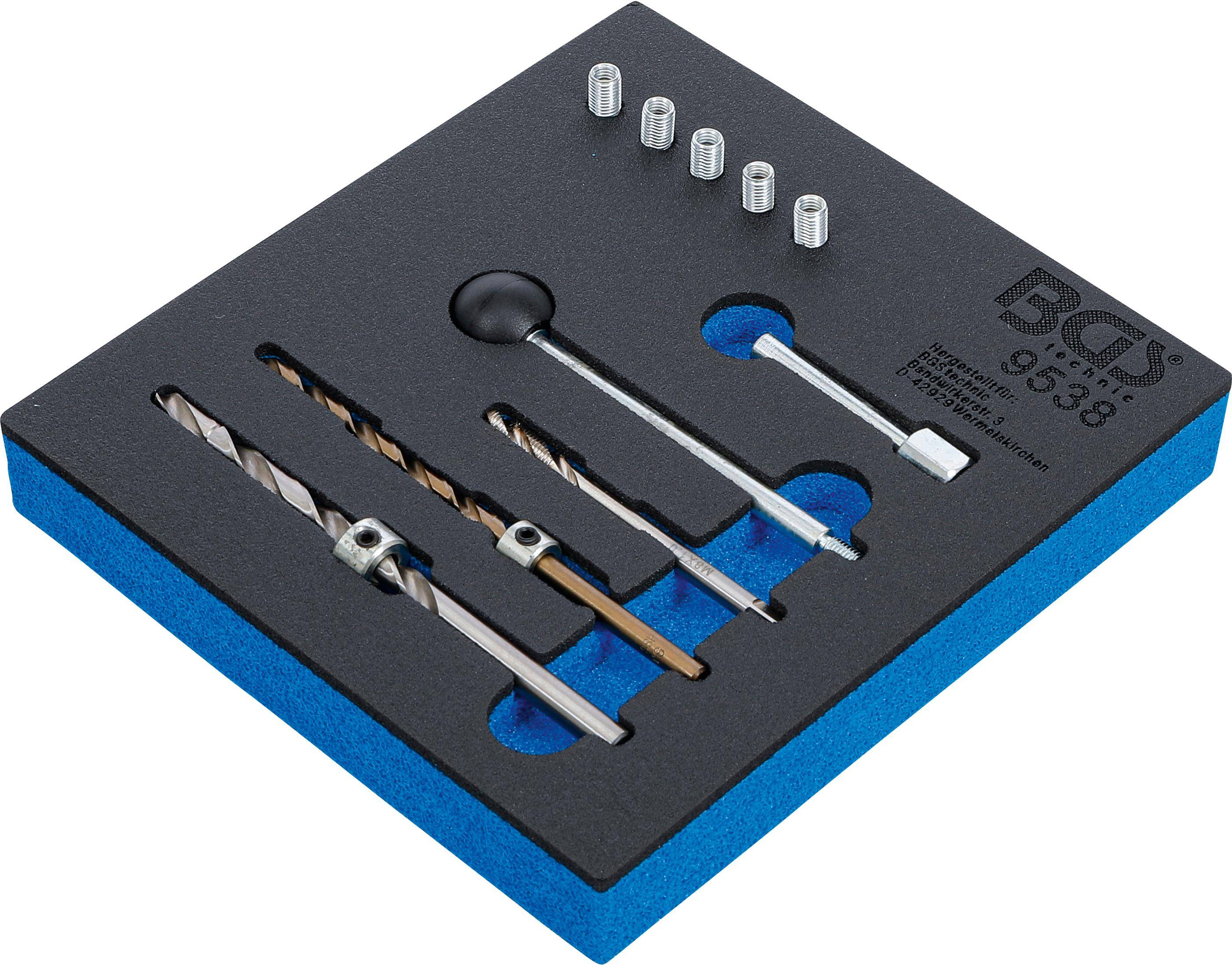 BGS technic Werkstattwageneinlage 1/6: Gewinde-Reparatursatz | für