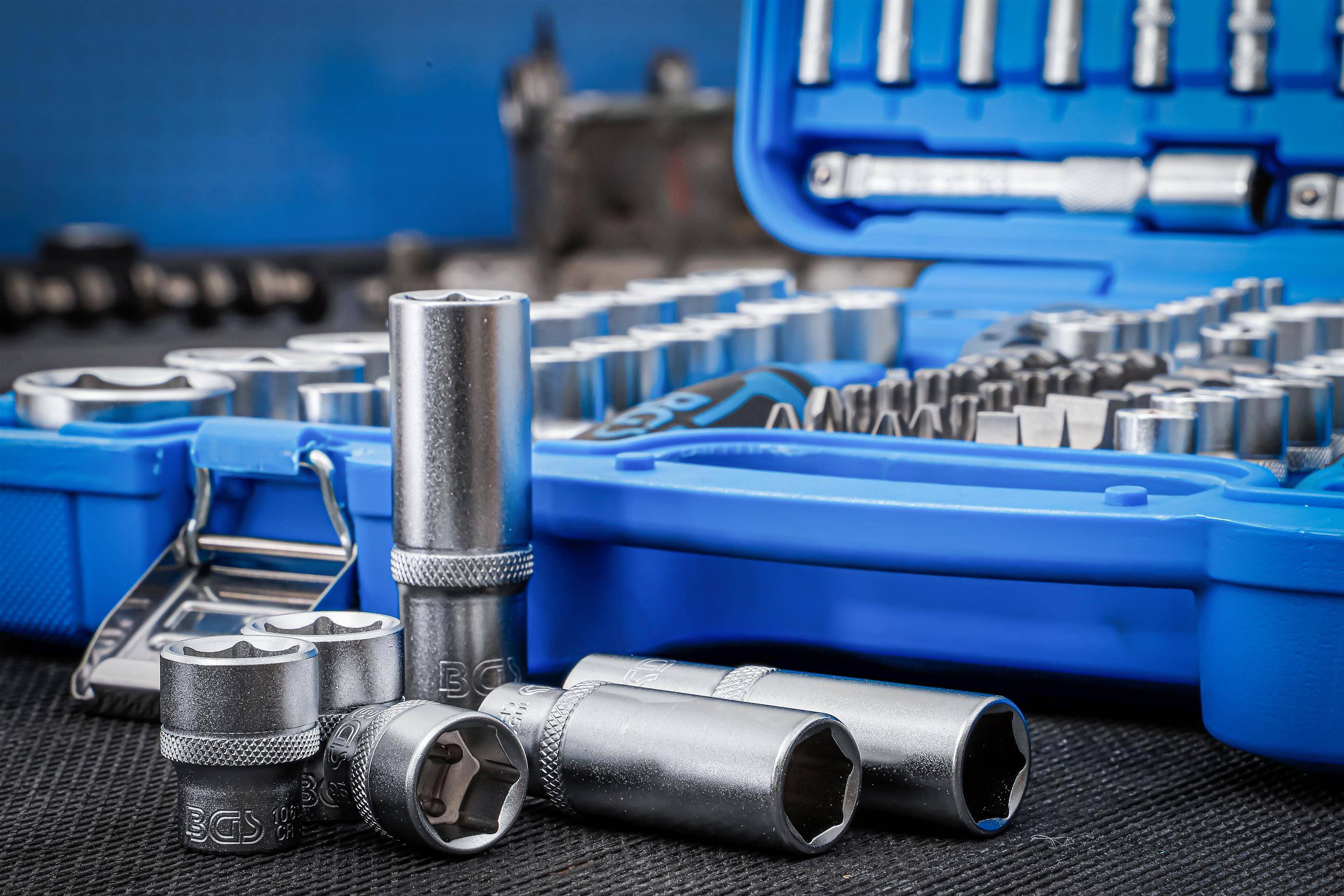 BGS Steckschlüssel-Satz Sechskant | Antrieb 6,3 mm (1/4") / 10 mm