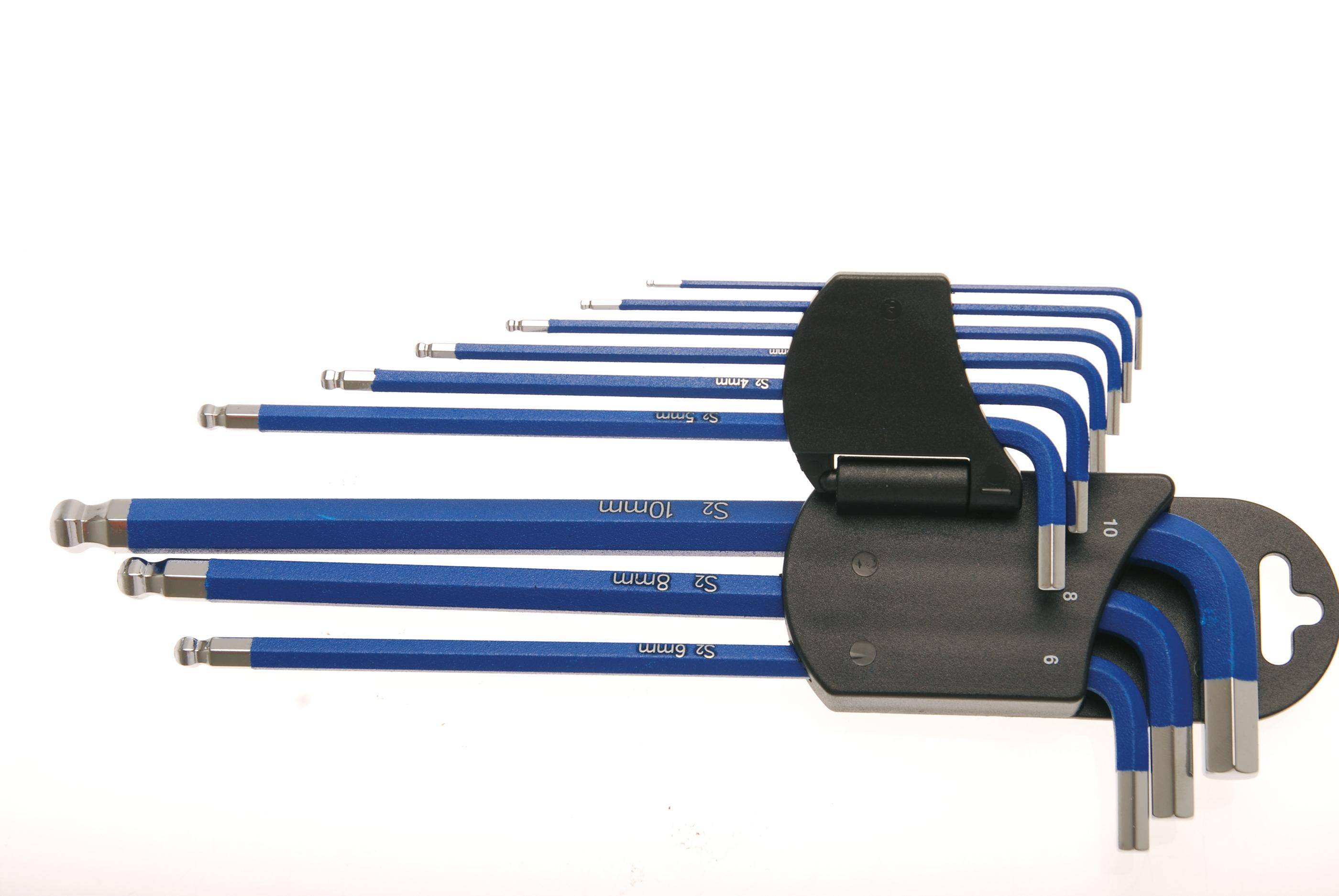 BGS Winkelschlssel-Satz | extra lang | Innensechskant /