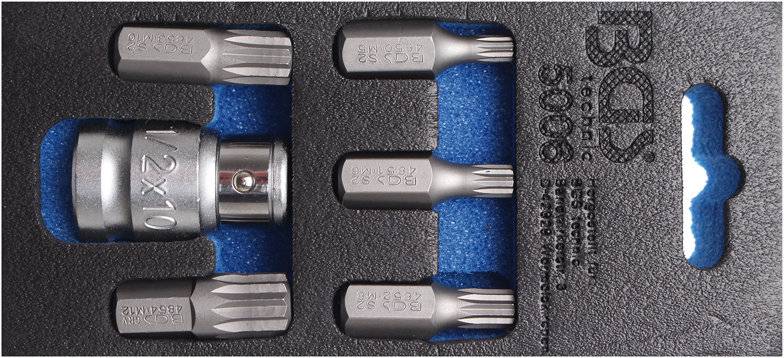 Schraubendreher-Bit-Satz Antrieb Außensechskant 10 mm (3/8) Innenvielzahn (für XZN) 6-tlg.
