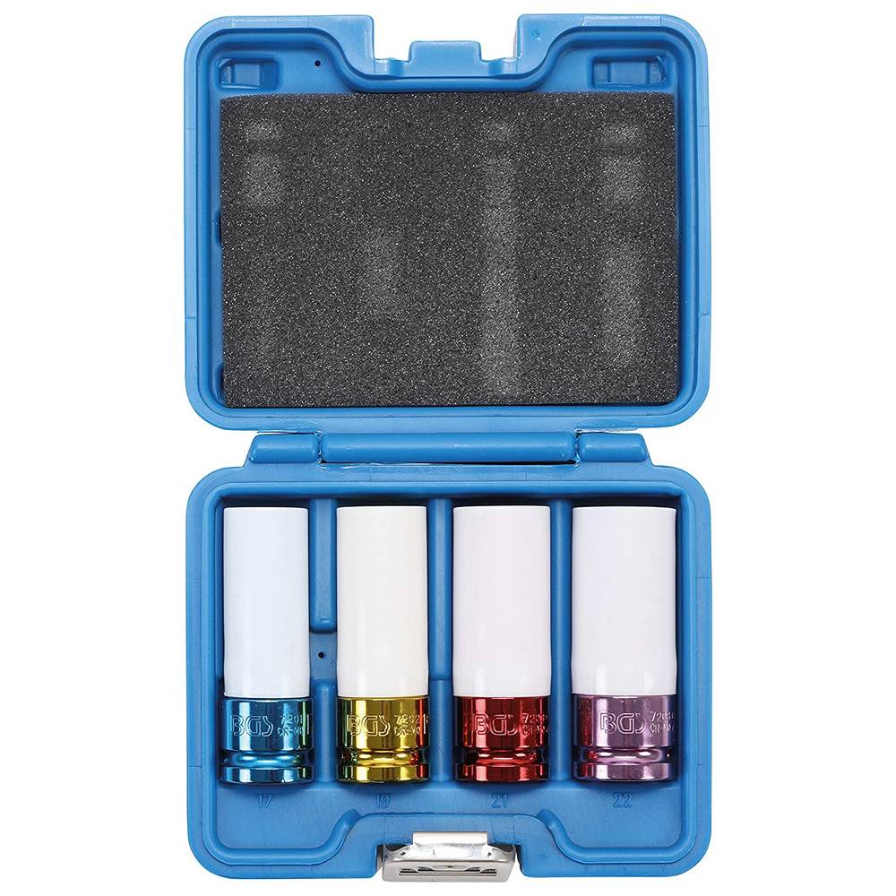 BGS Kraft-Schoneinsatz-Satz, 1/2", 17-22 mm, 4-teilig