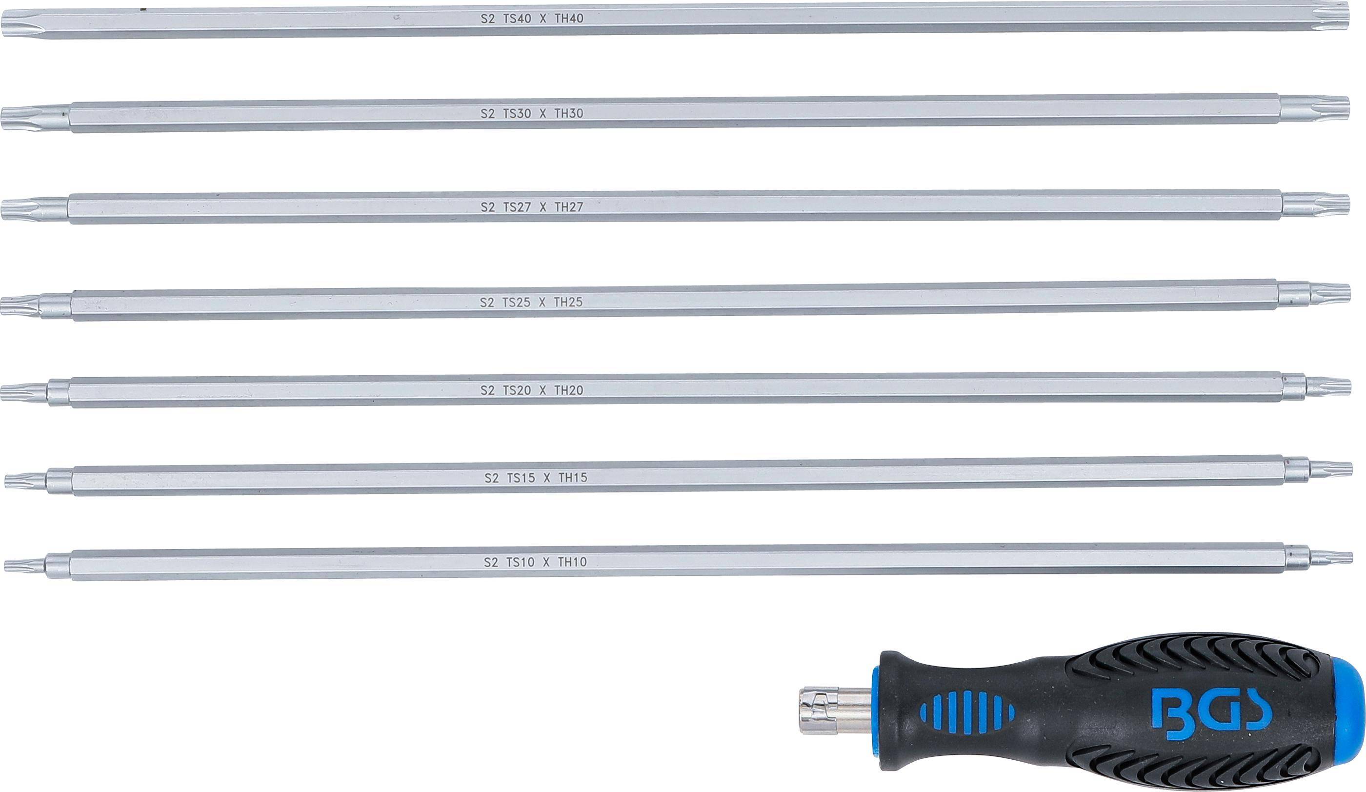 BGS technic Schraubendreher-Satz mit Wechselklingen | T-Profil (fr