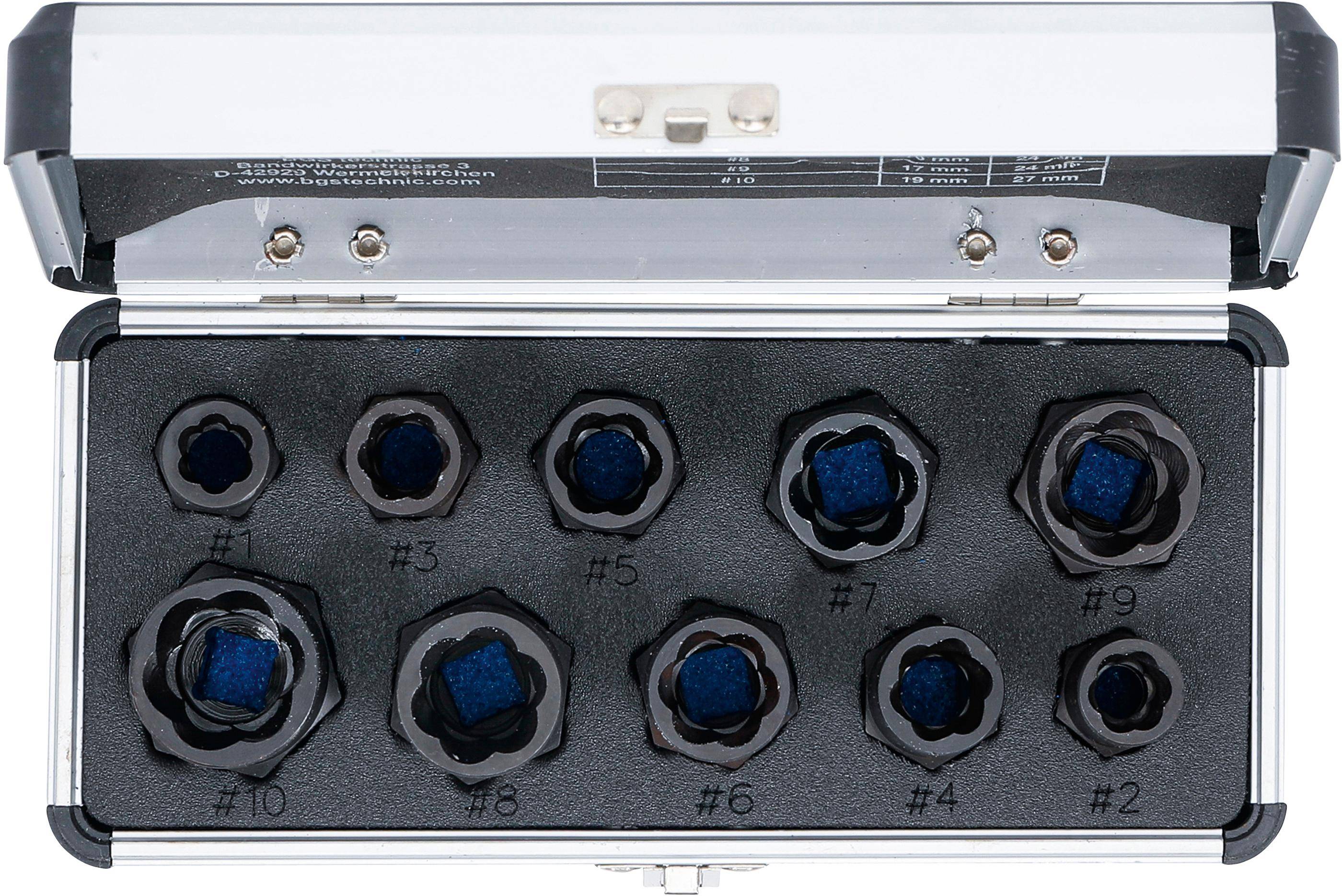 BGS Do It Yourself Spiral-Profil-Steckschlüssel-Satz /