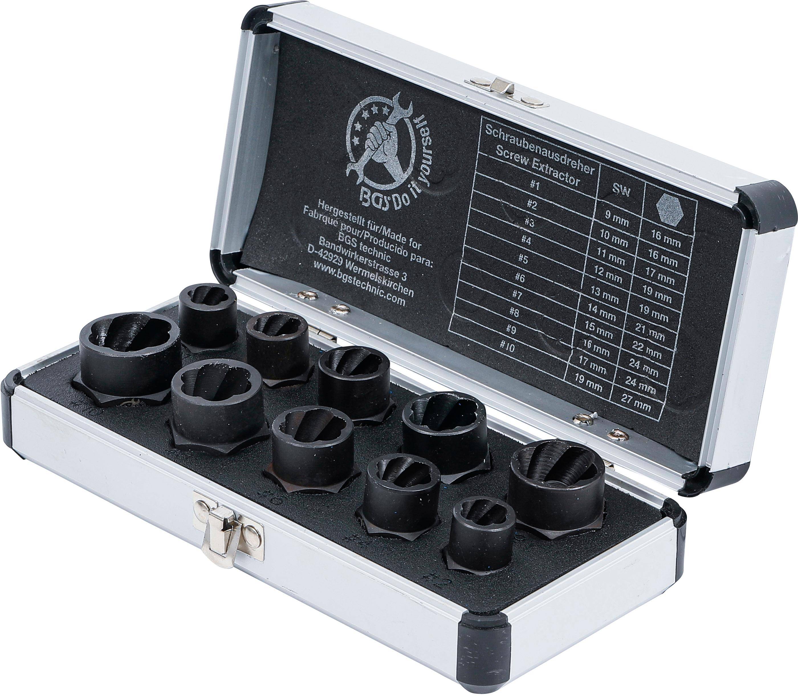 BGS Do It Yourself Spiral-Profil-Steckschlssel-Satz /