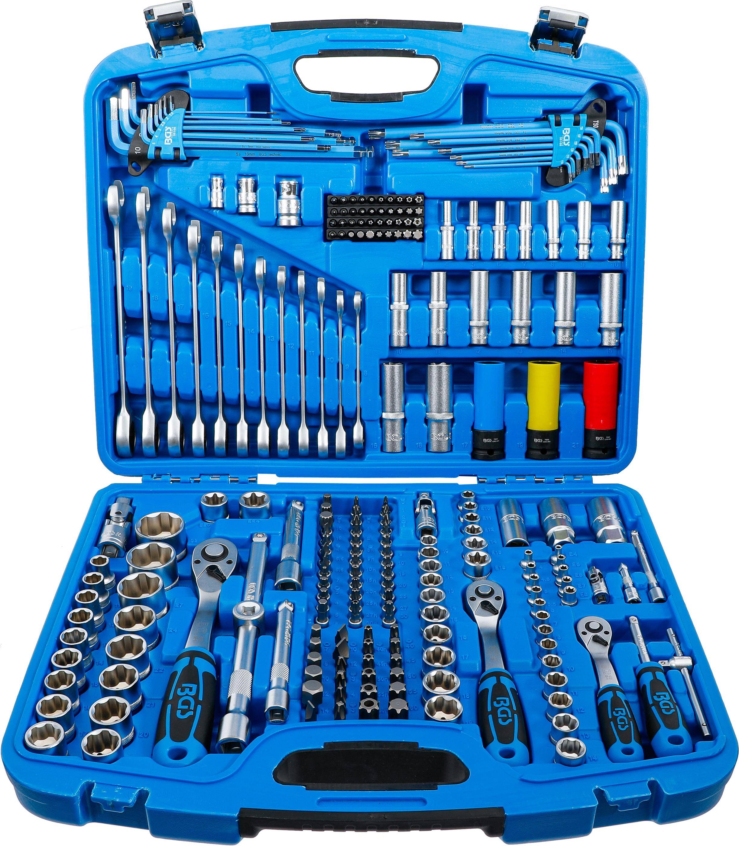 BGS Steckschlssel-Satz Wellenprofil | Antrieb 6,3 mm (1/4") / 10 mm