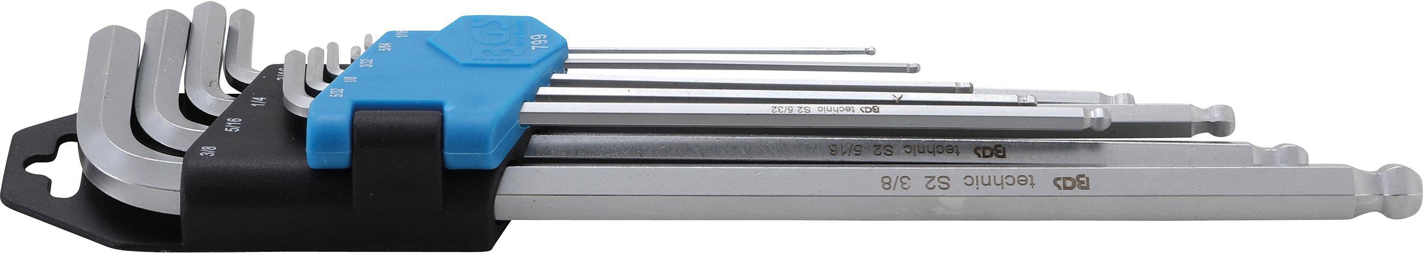 BGS Winkelschlüssel-Satz | Zollgrößen | Innensechskant /