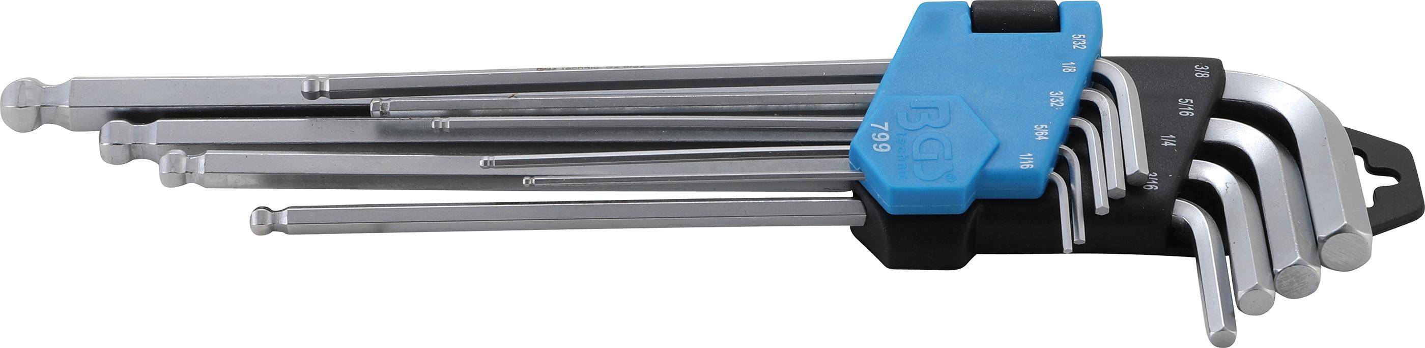 BGS Winkelschlüssel-Satz | Zollgrößen | Innensechskant /