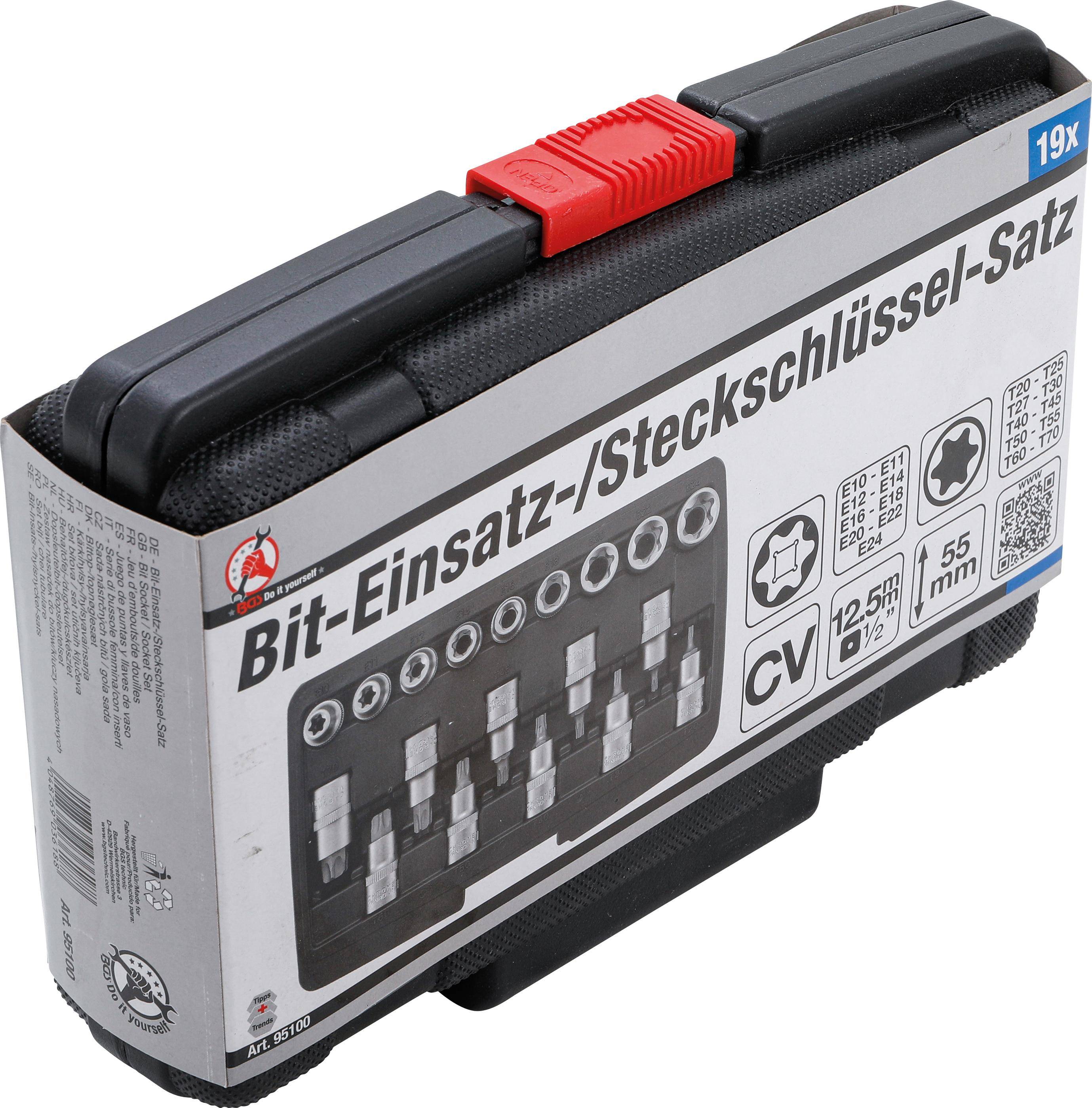 BGS Do It Yourself Bit-Einsatz-/Steckschlüssel-Satz | Antrieb