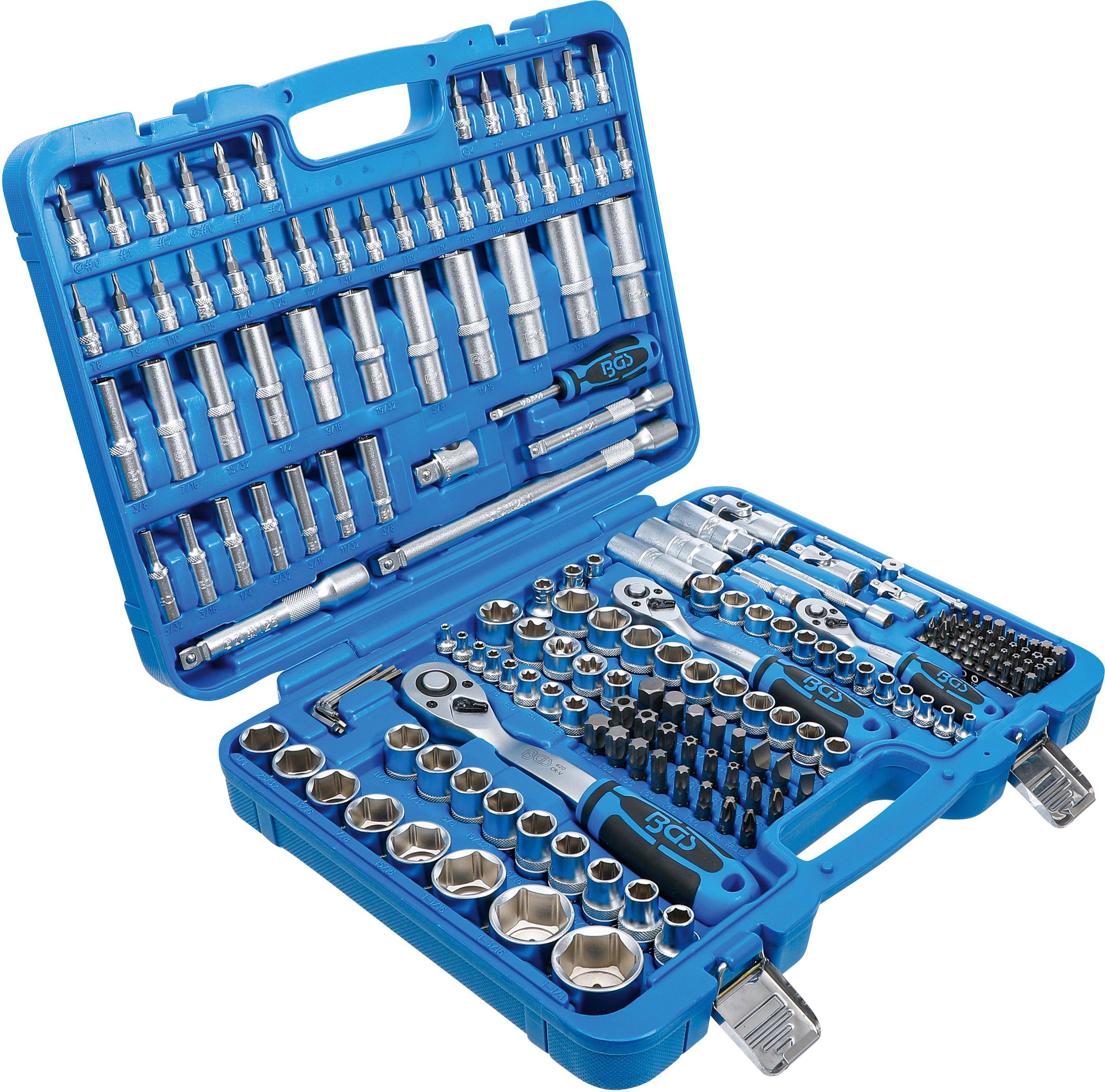 BGS Steckschlssel-Satz Sechskant | Antrieb 6,3 mm (1/4") / 10 mm