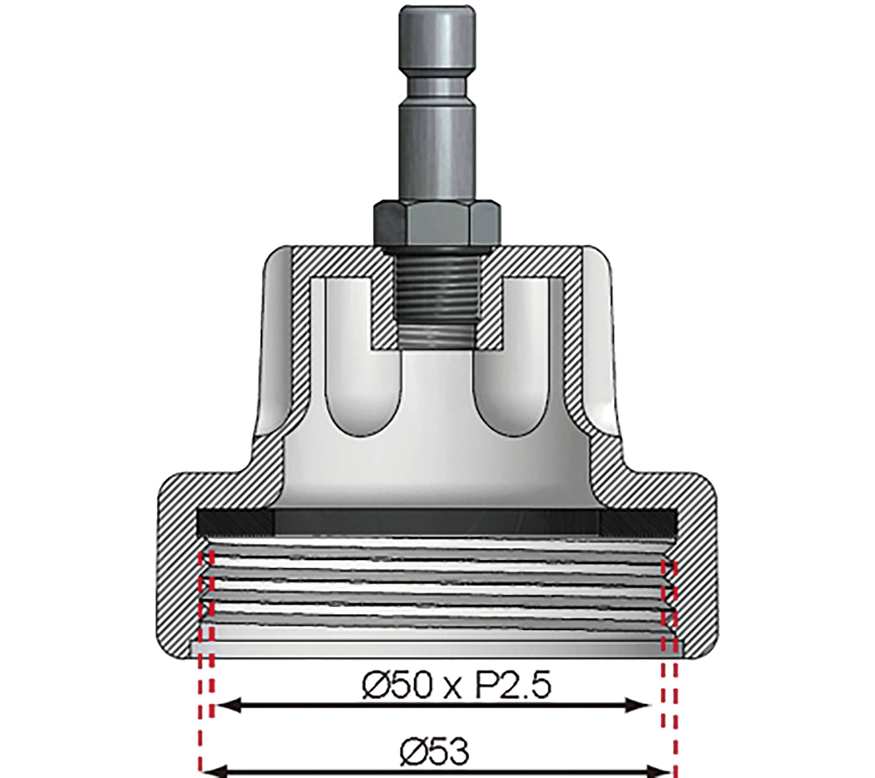 BGS technic Adapter Nr. 6 fr Art. 8027, 8098 | fr Daewoo, Ford,