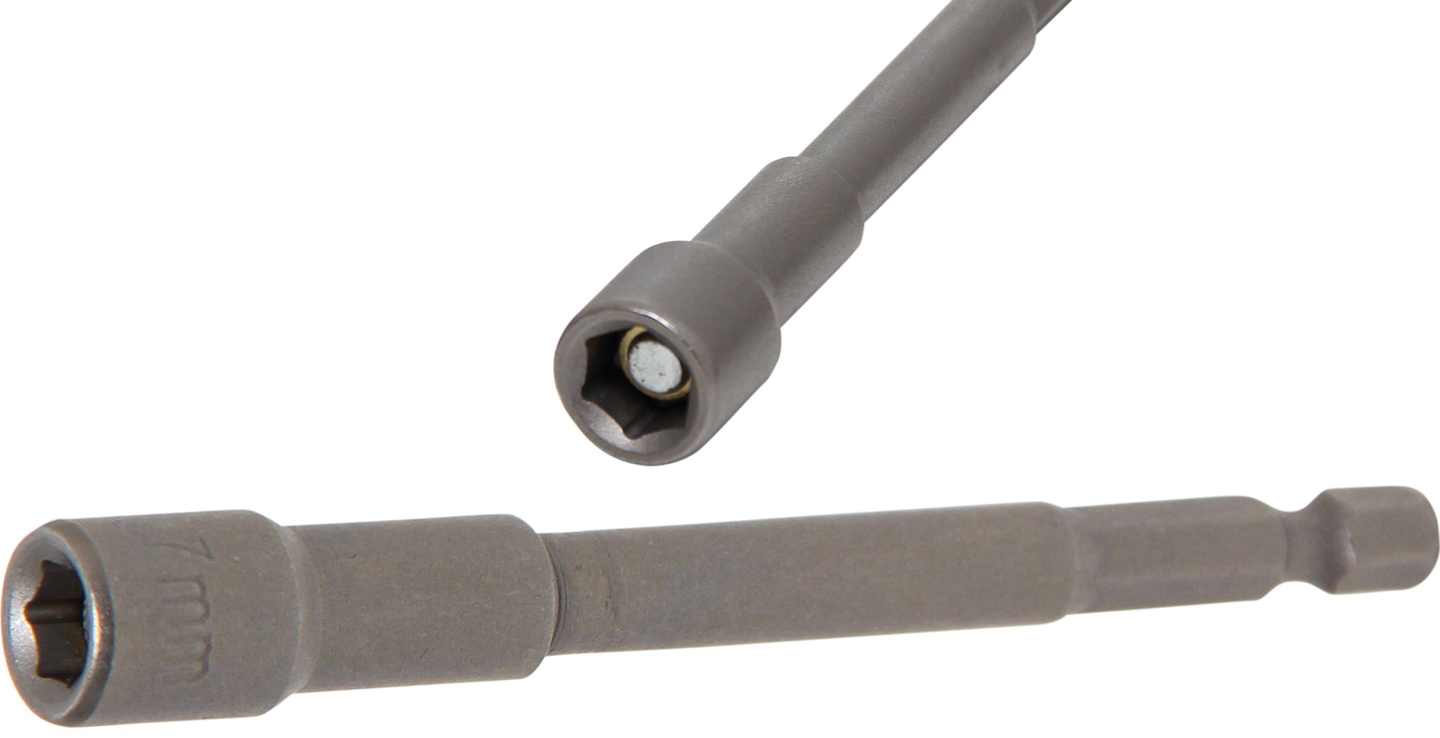 BGS technic Steckschlüssel-Einsatz Sechskant, extra lang | für