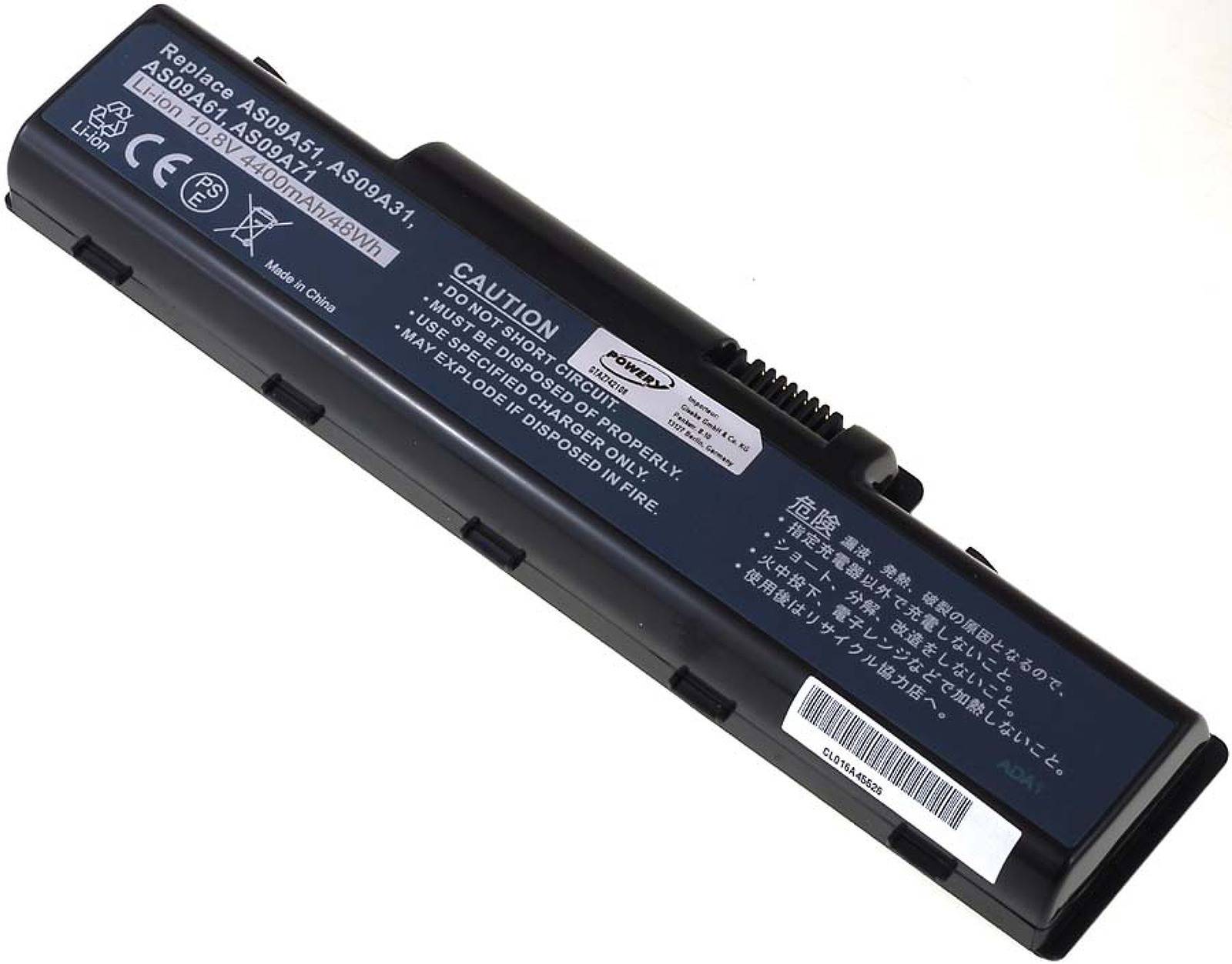 Powery Akku für Acer MS2273 Standardakku, 11,1V, Li-Ion