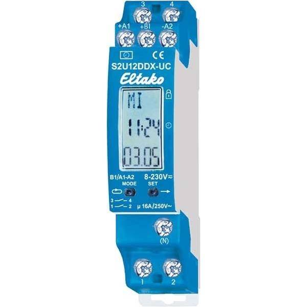 Eltako Schaltuhr 2-Kanal S2U12DDX-UC