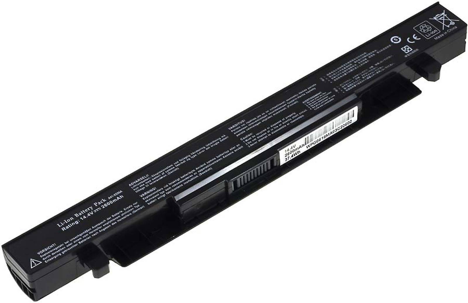 Powery Akku für Asus Typ A41-X550A, 14,4V, Li-Ion