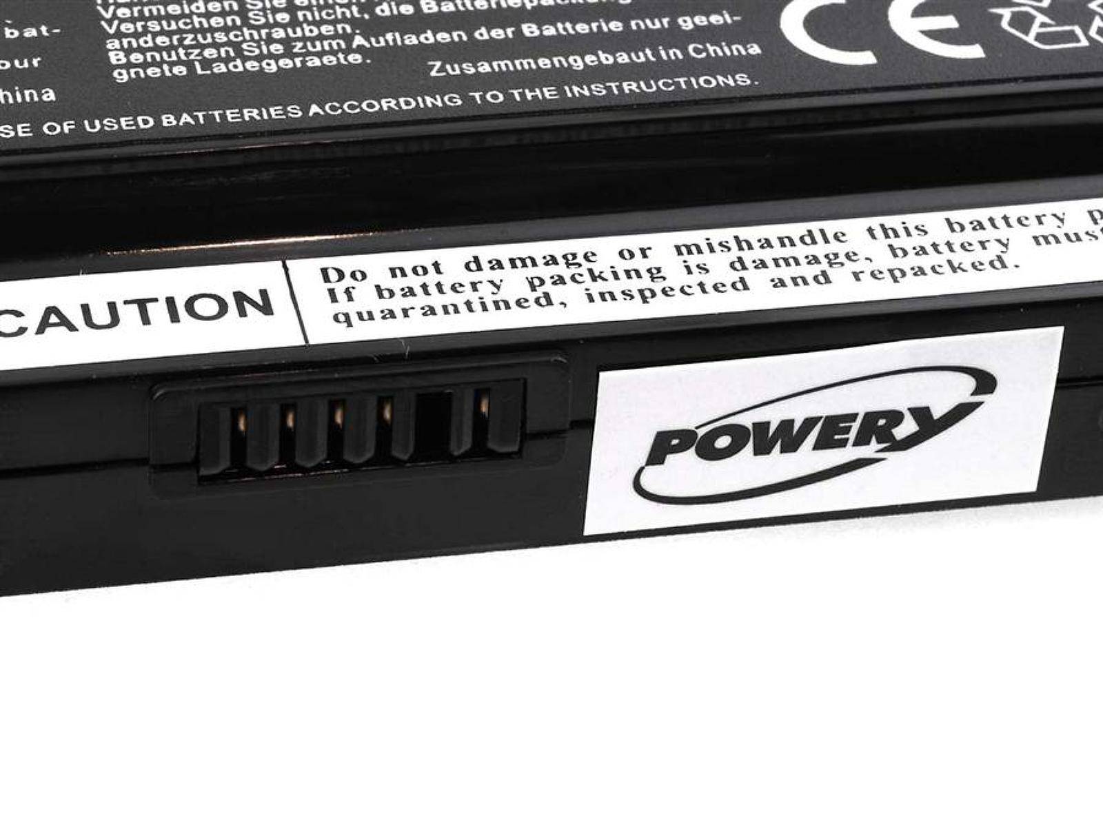 Powery Akku für Clevo Typ C4500BAT-6, 11,1V, Li-Ion