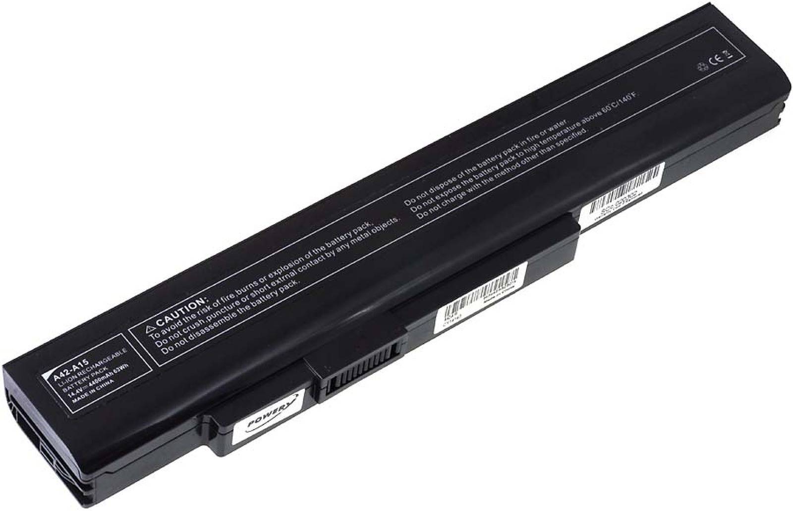 Powery Akku für Fujitsu-Siemens Lifebook N532 14,4Volt, 14,4V, Li-Ion