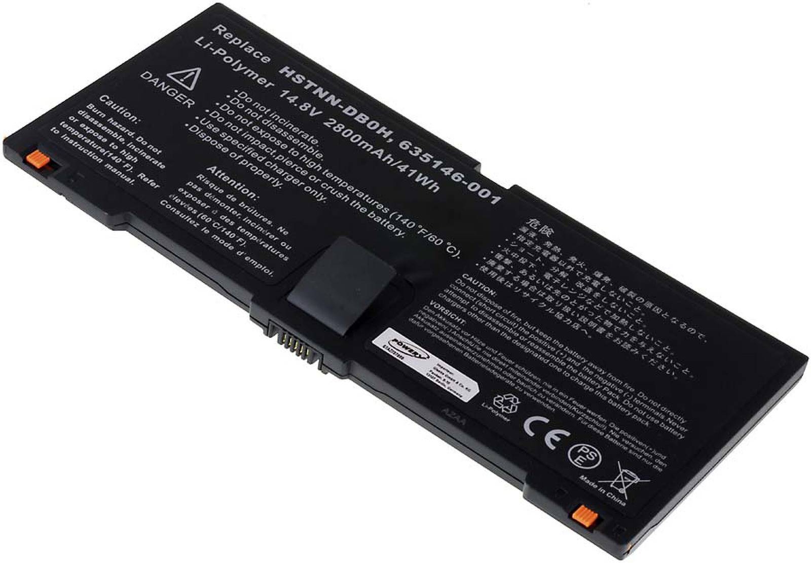 Powery Akku für HP ProBook 5330m, 14,8V, Li-Polymer