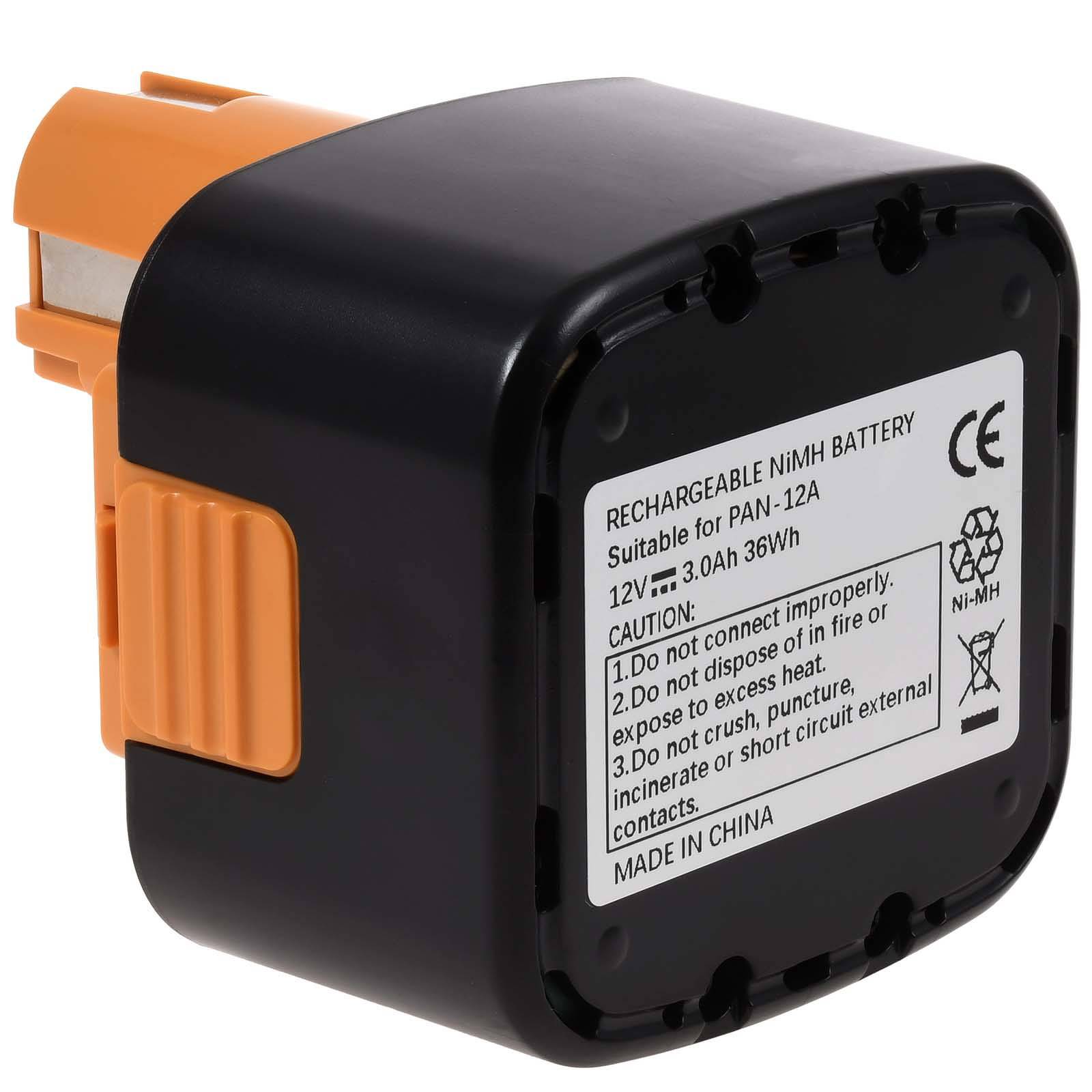 Powery Akku für Panasonic Säge EY3550OQG 3000mAh NiMH, 12V, NiMH