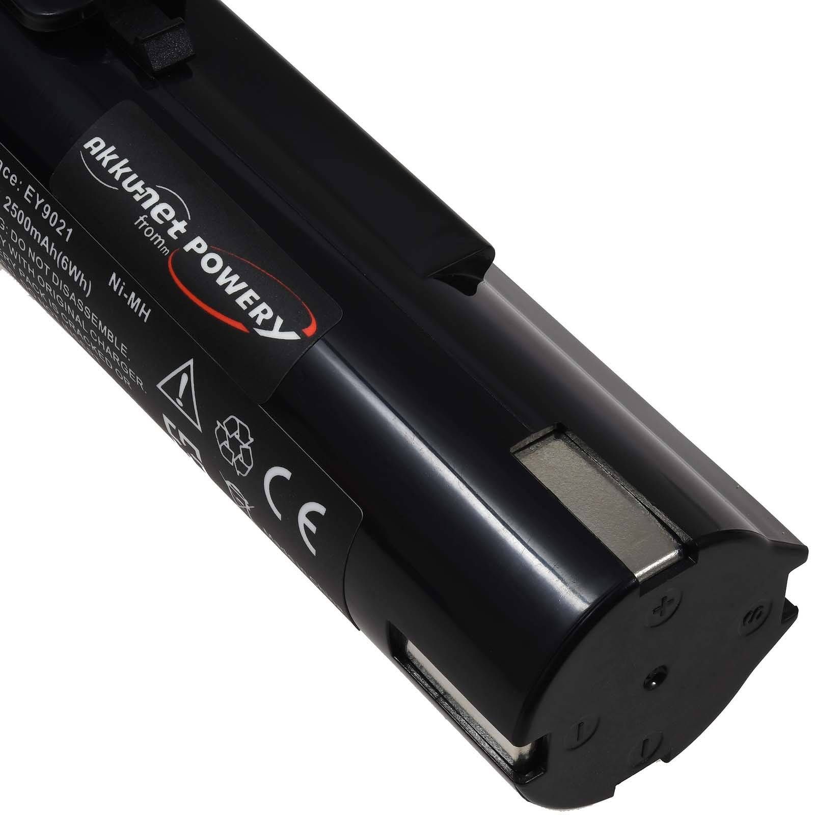 Powery Akku für Panasonic Typ EY6220B, 2,4V, NiMH