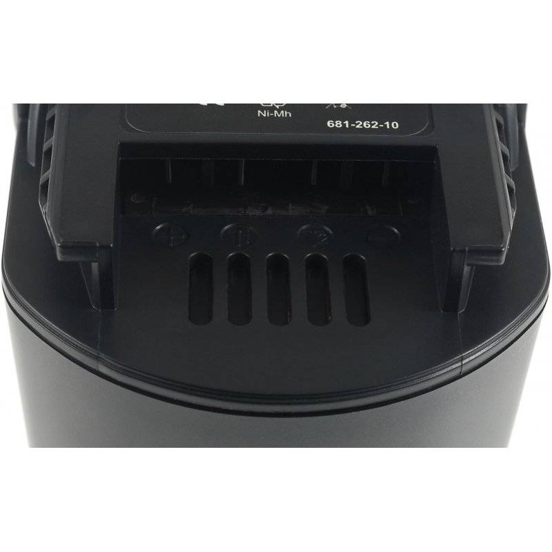 Powery Akku für AEG Schlagbohrschrauber BSB 12 STX 2000mAh NiMH, 12V, NiMH