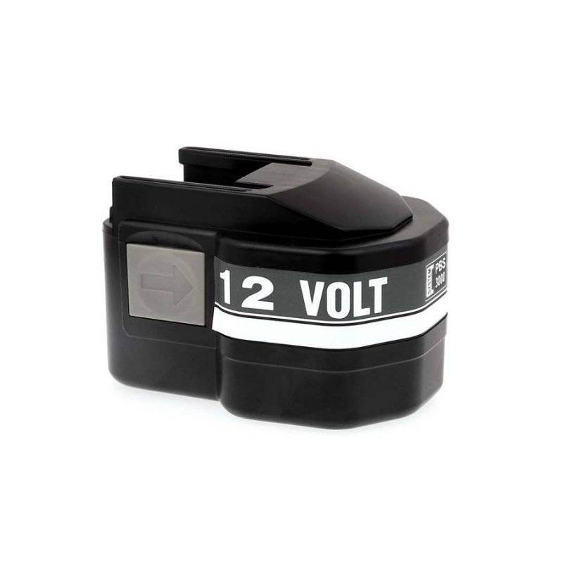 Powery Akku für AEG Typ System 3000 B12, 12V, NiMH