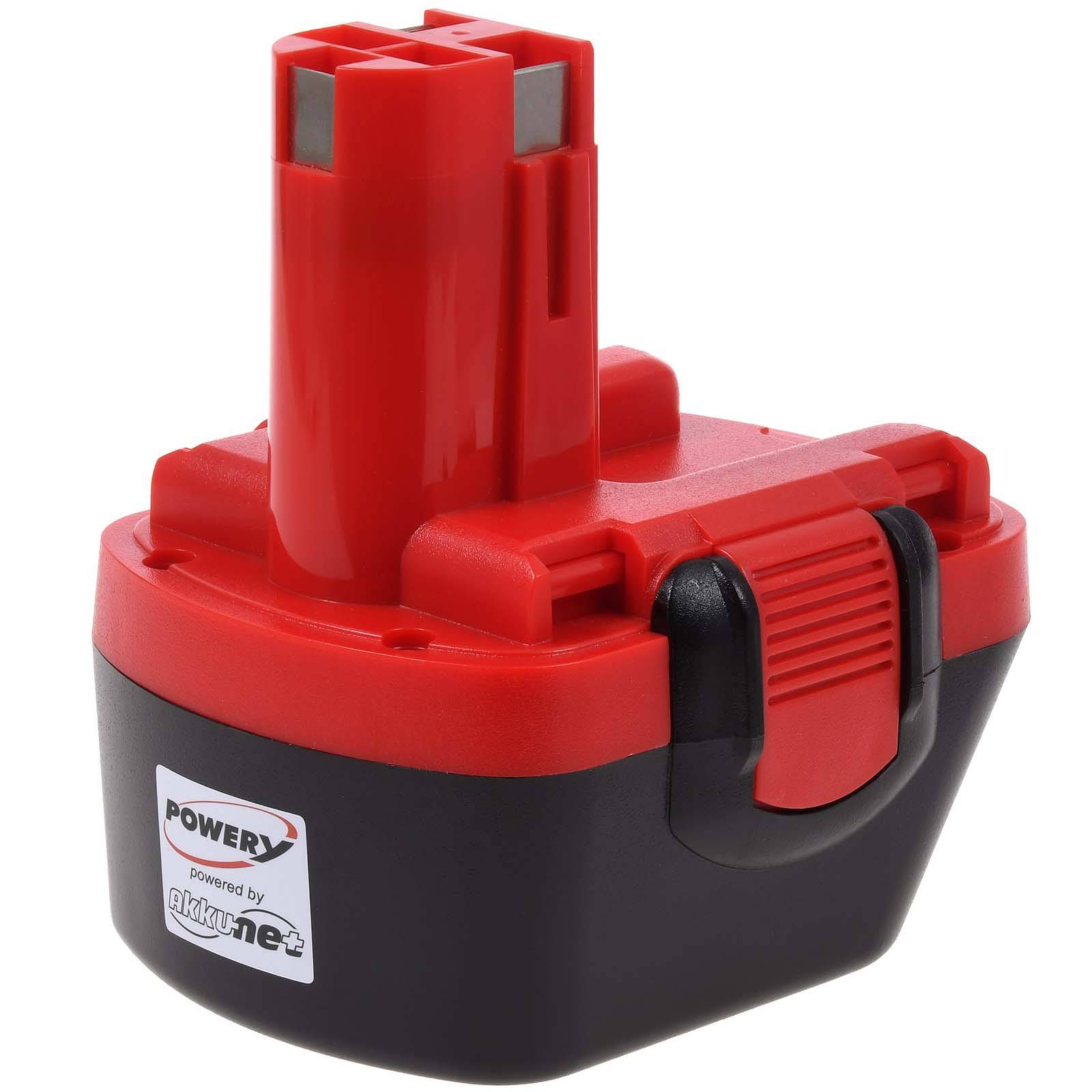 Powery Akku für Bosch Typ 2607335684 NiMH 3000mAh O-Pack, 12V, NiMH