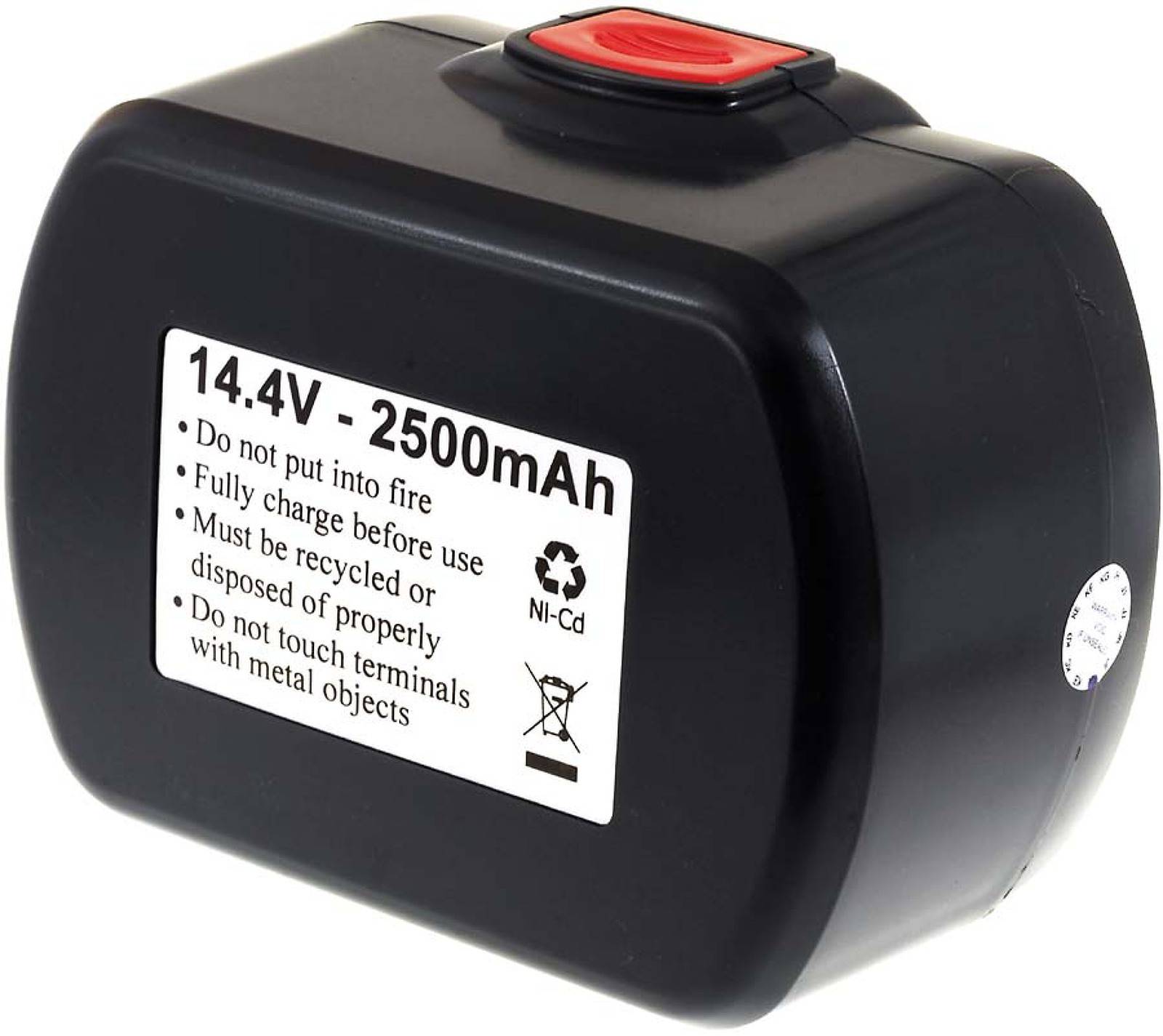 Powery Akku für Bosch Kombi GSB 14,4VE-2 NiMH O-Pack, 14,4V, NiMH