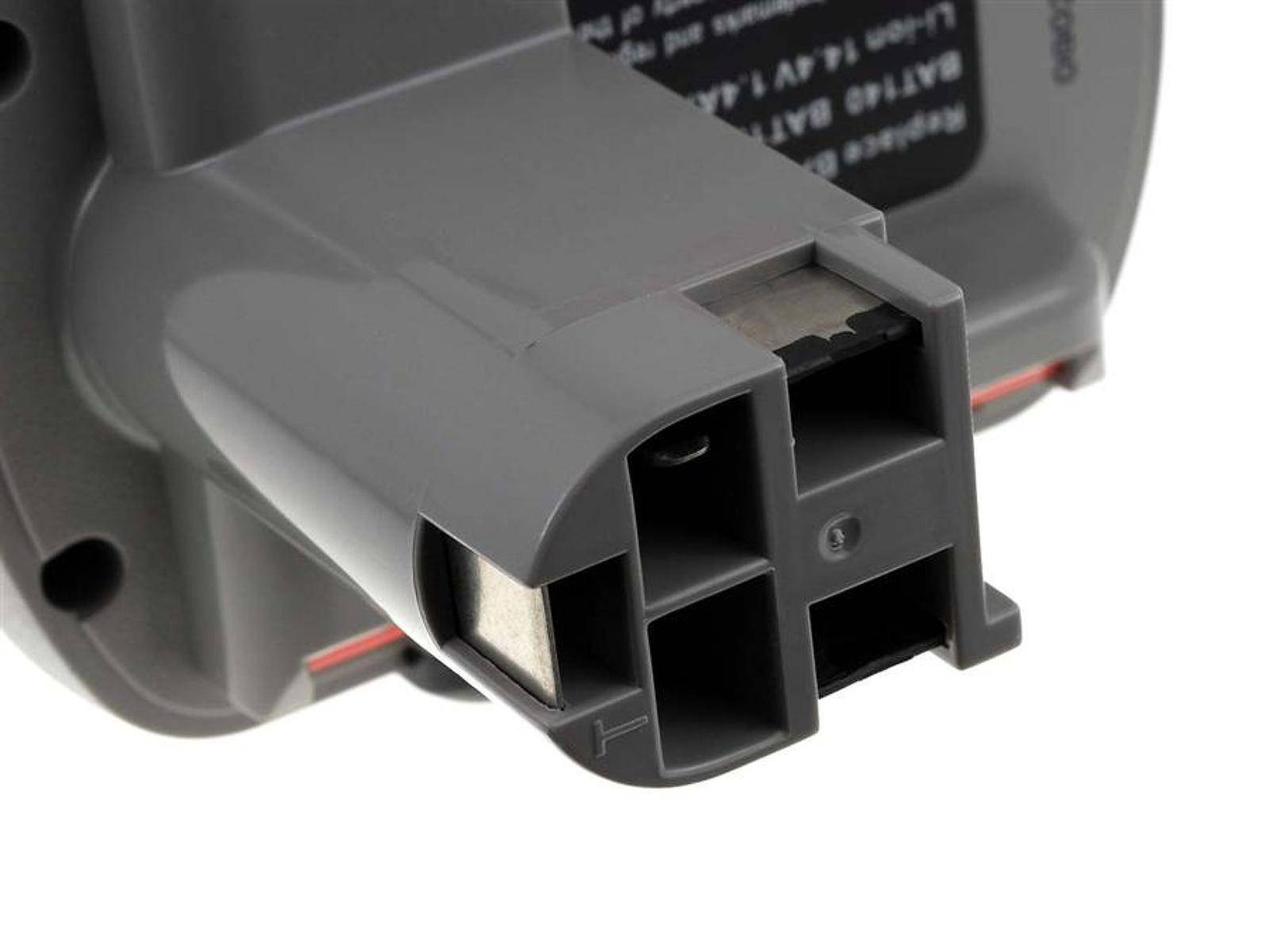 Powery Akku für Bosch Bohrschrauber PSR VE-2 O-Pack Li-Ion inkl. Ladegerät, 14,4V, Li-Ion