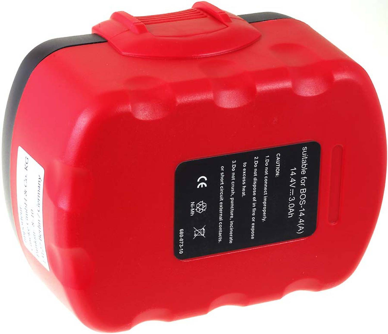 Powery Akku für Werkzeug Bosch 14,4V 3000mAh NiMH O-Pack, 14,4V, NiMH