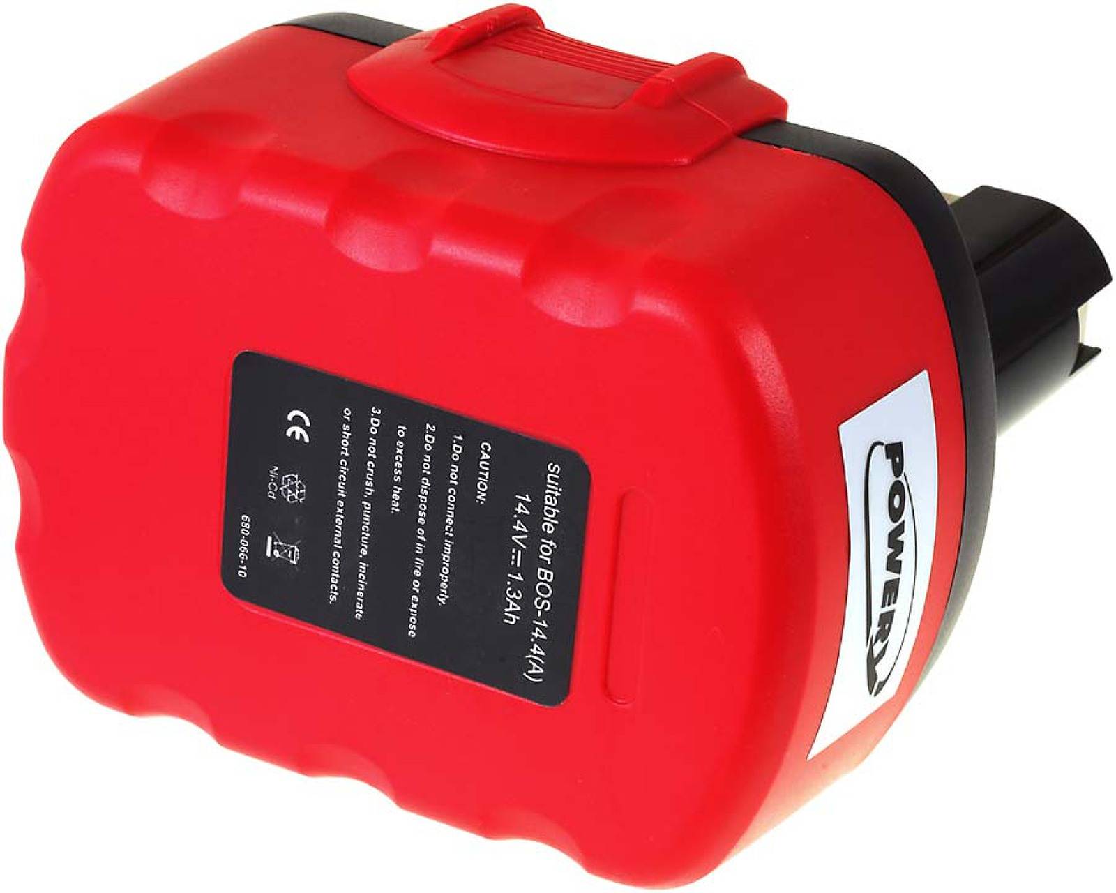 Powery Akku für Bosch Typ 2607335263 NiMH O-Pack 1500mAh, 14,4V, NiMH