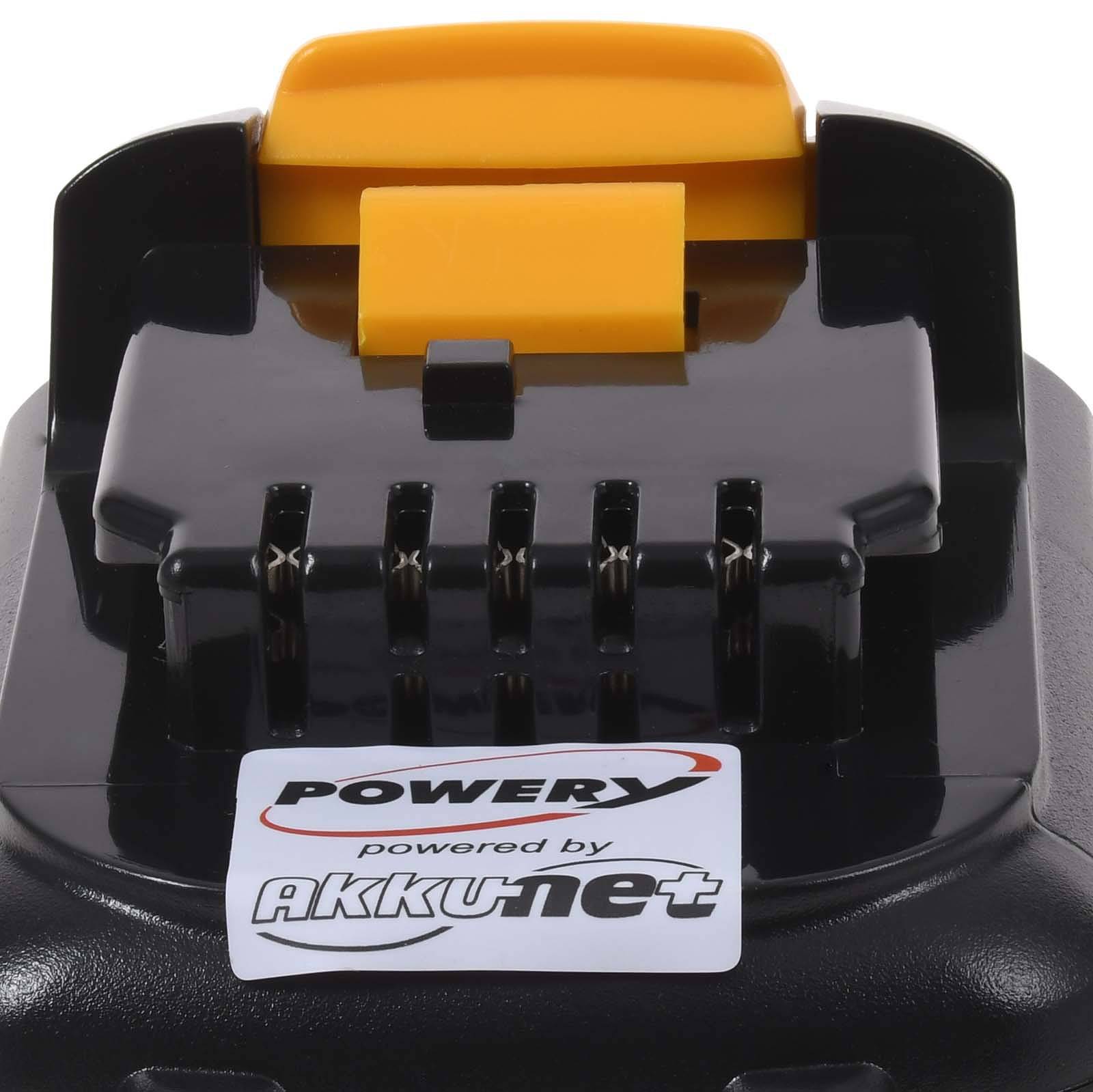 Powery Akku für Dewalt Typ DCB120, 12V, Li-Ion