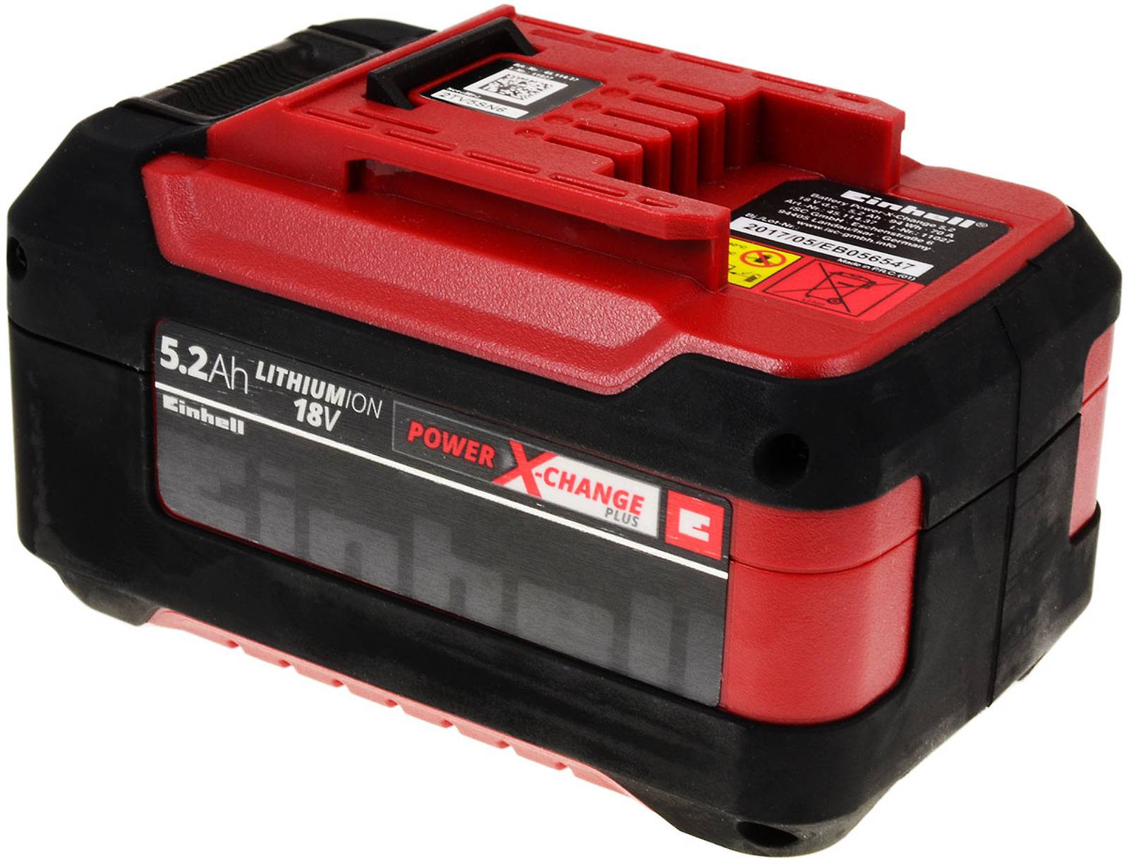 Original Akku Einhell Power X-Change für Akku-Handkreissäge TE-CS 18 Li 18V 5,2Ah, 18V, Li-Ion