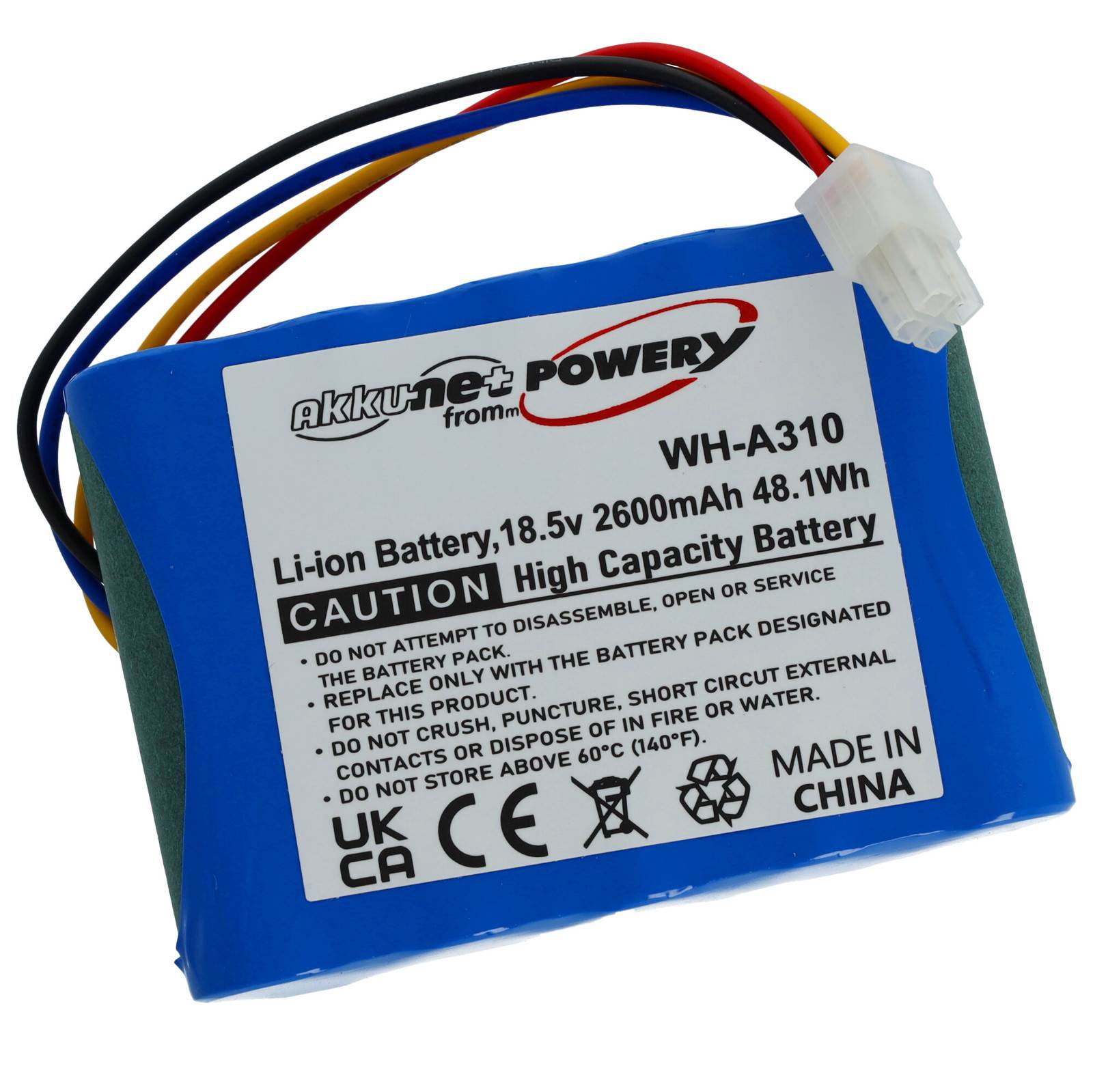 Powery Akku für Rasenmähroboter Husqvarna Automower 310 315 315X Model 2015/2016/2017/2018 Typ 584 85 28-01, 18,5V, Li-