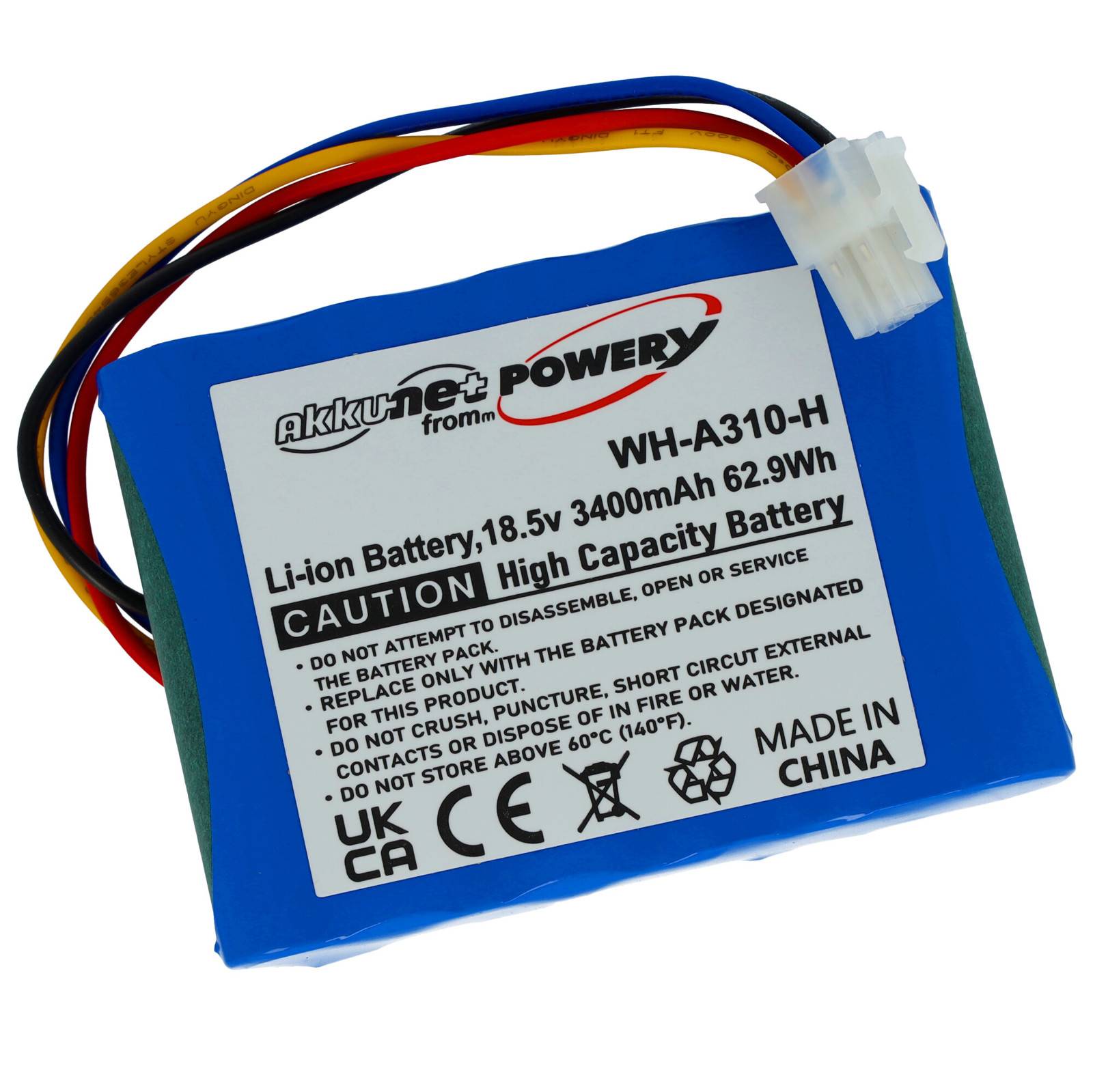 Powery Powerakku kompatibel mit Husqvarna Typ 5848528-02, 18,5V, Li-Ion