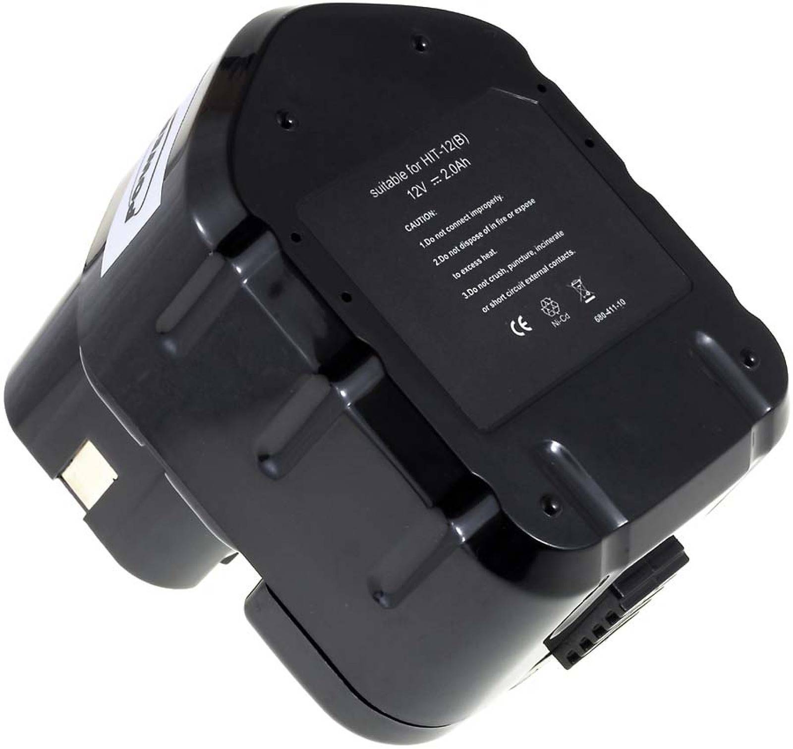 Powery Akku für Hitachi Typ EB1220 2000mAh NiMH, 12V, NiMH