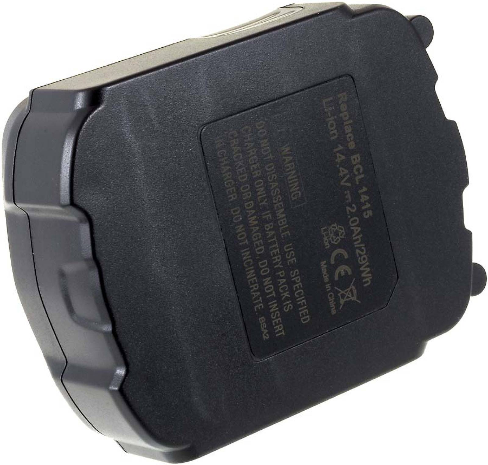 Powery Akku für Werkzeug Hitachi Typ BCL 1415 2000mAh Li-Ion, 14,4V, Li-Ion