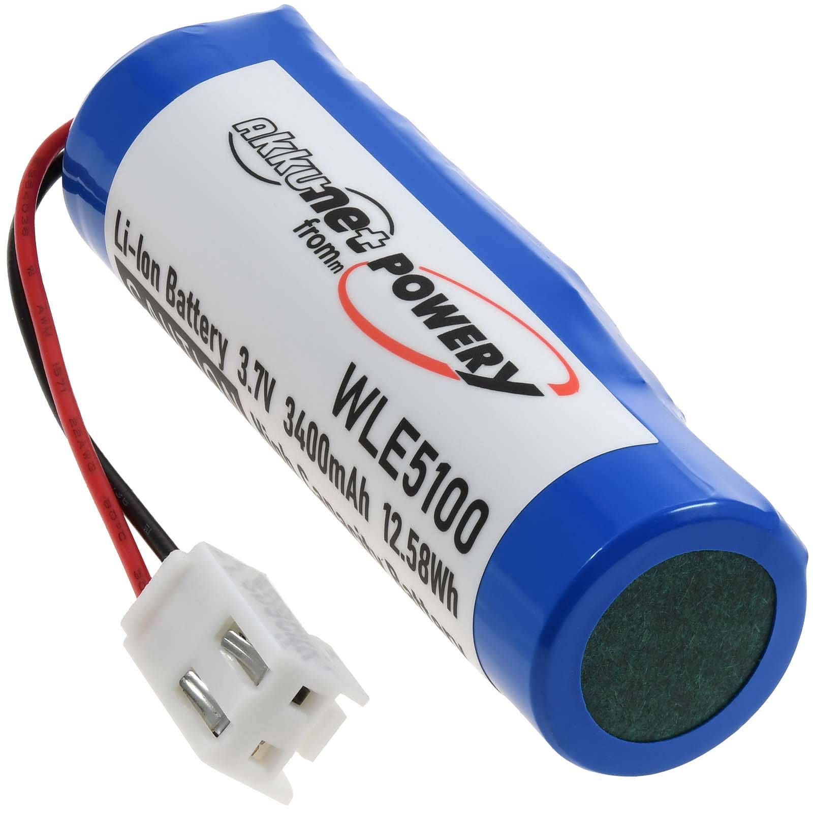 Powery Akku für Fenster-Reiniger,Fenstersauger Leifheit Typ BFN18650 1S1P, 3,7V, Li-Ion