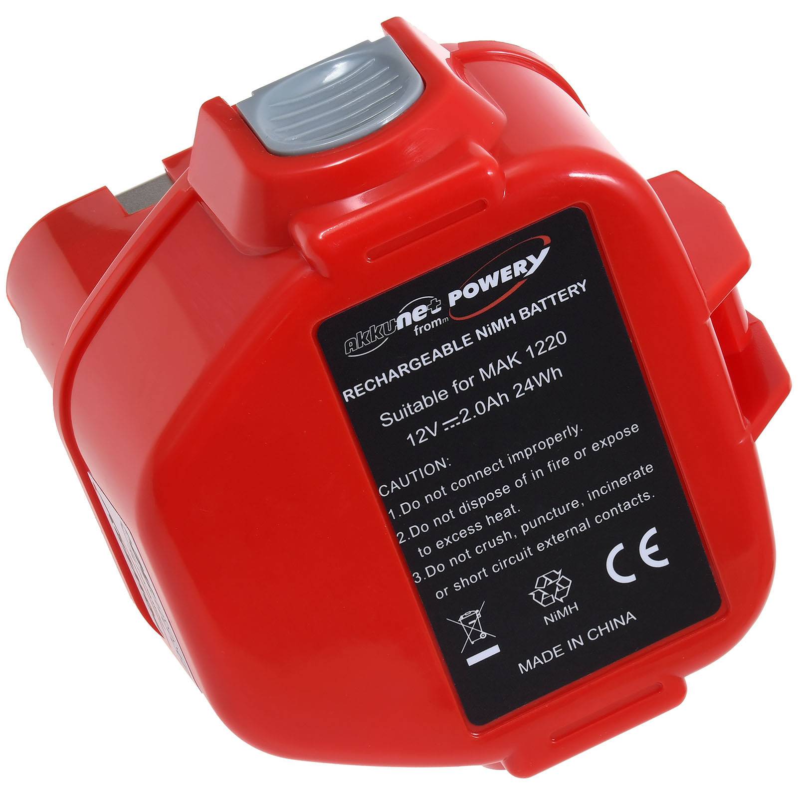 Powery Akku für Makita Typ 1220, 12V, NiMH