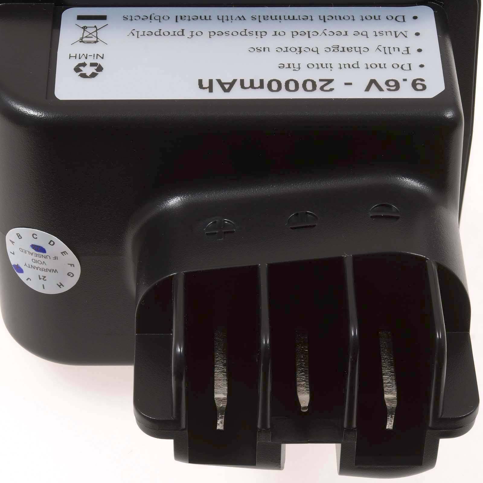 Powery Akku für metabo Bohrschrauber A BE 9,6/ 2RT, 9,6V, NiMH