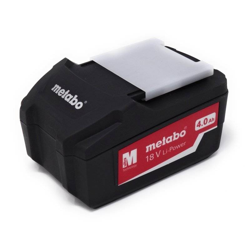 Metabo 18V Li-Ion Power Akkupack Akku Ultra-M 4,0Ah 625591000 ESCP Original, 18V, Li-Ion