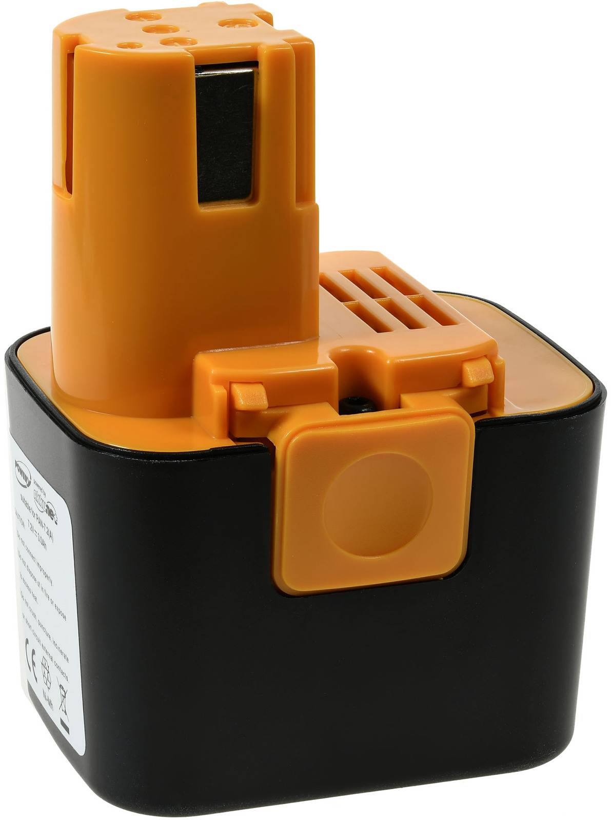 Powery Akku für Panasonic Kartuschenpistole EY3653CQ 3000mAh NiMH, 7,2V, NiMH