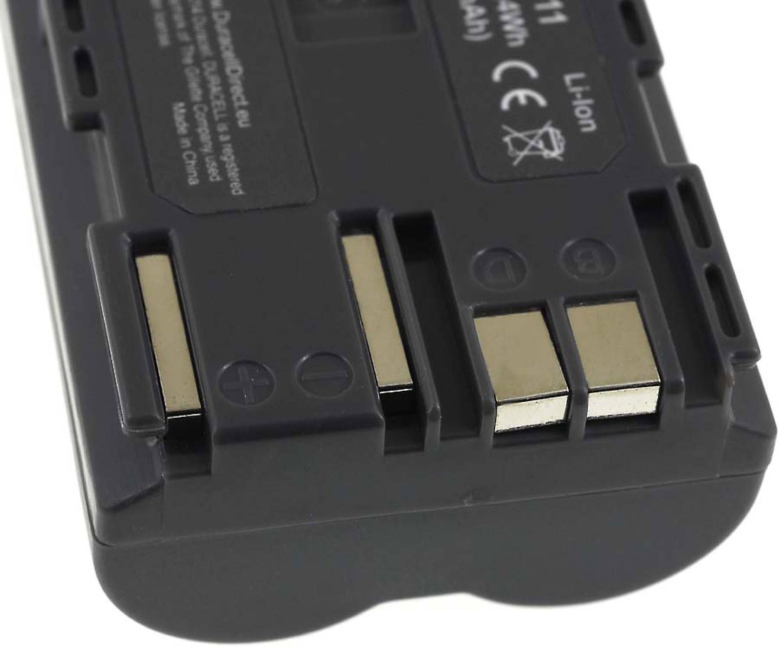 Duracell Akku für Canon Videokamera EOS 20D, 7,4V, Li-Ion